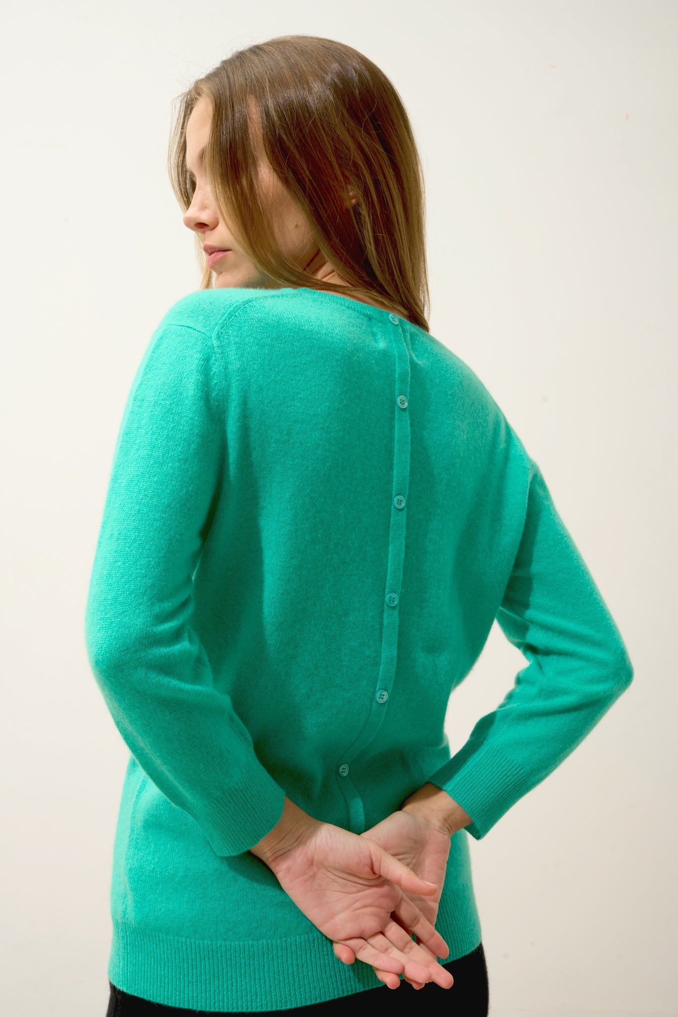 JANICE round-neck jungle sweater