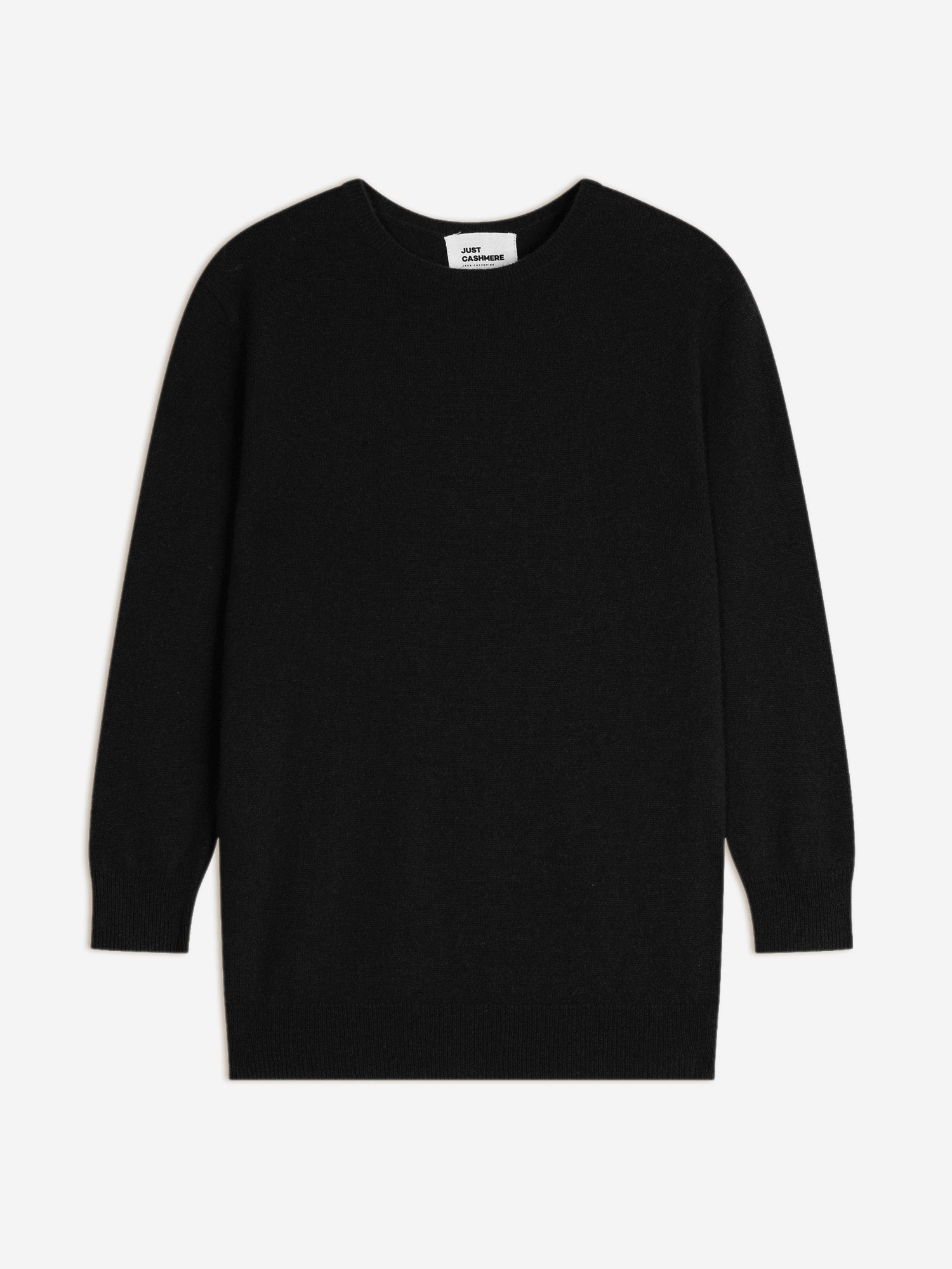 JANICE black round-neck sweater