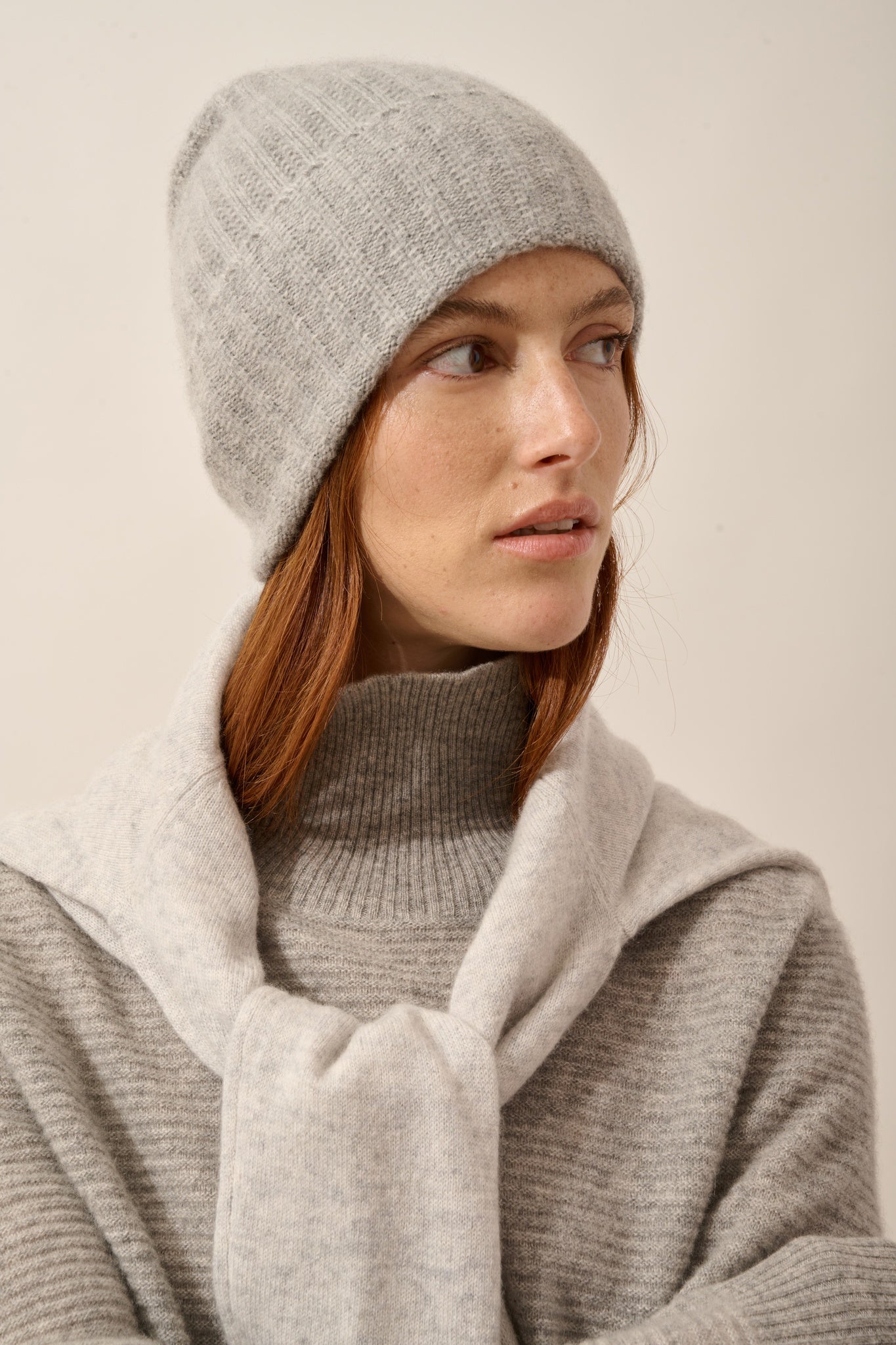 JIN bonnet 6 fils nuage chiné