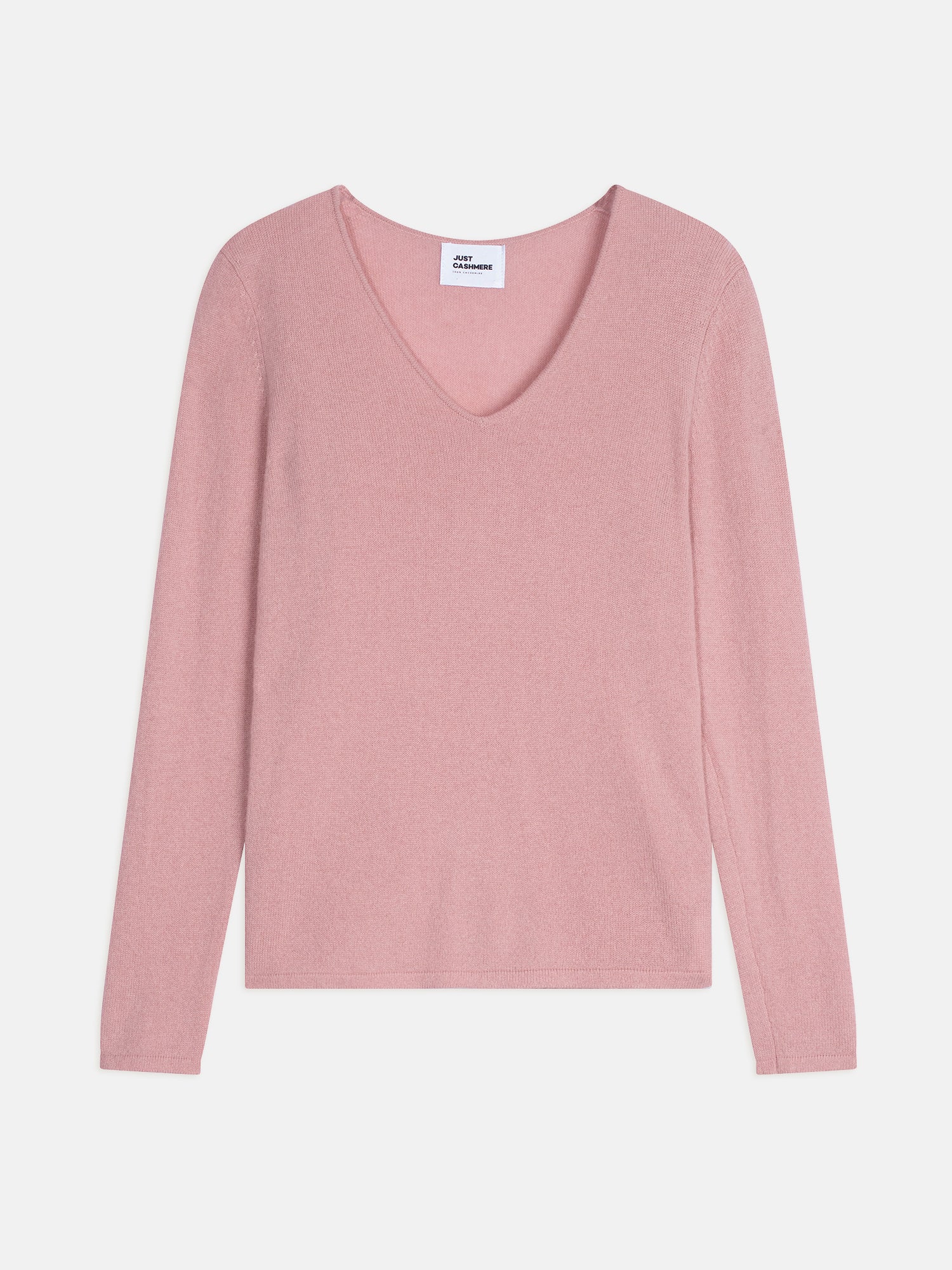 JOAN pull col v bois de rose
