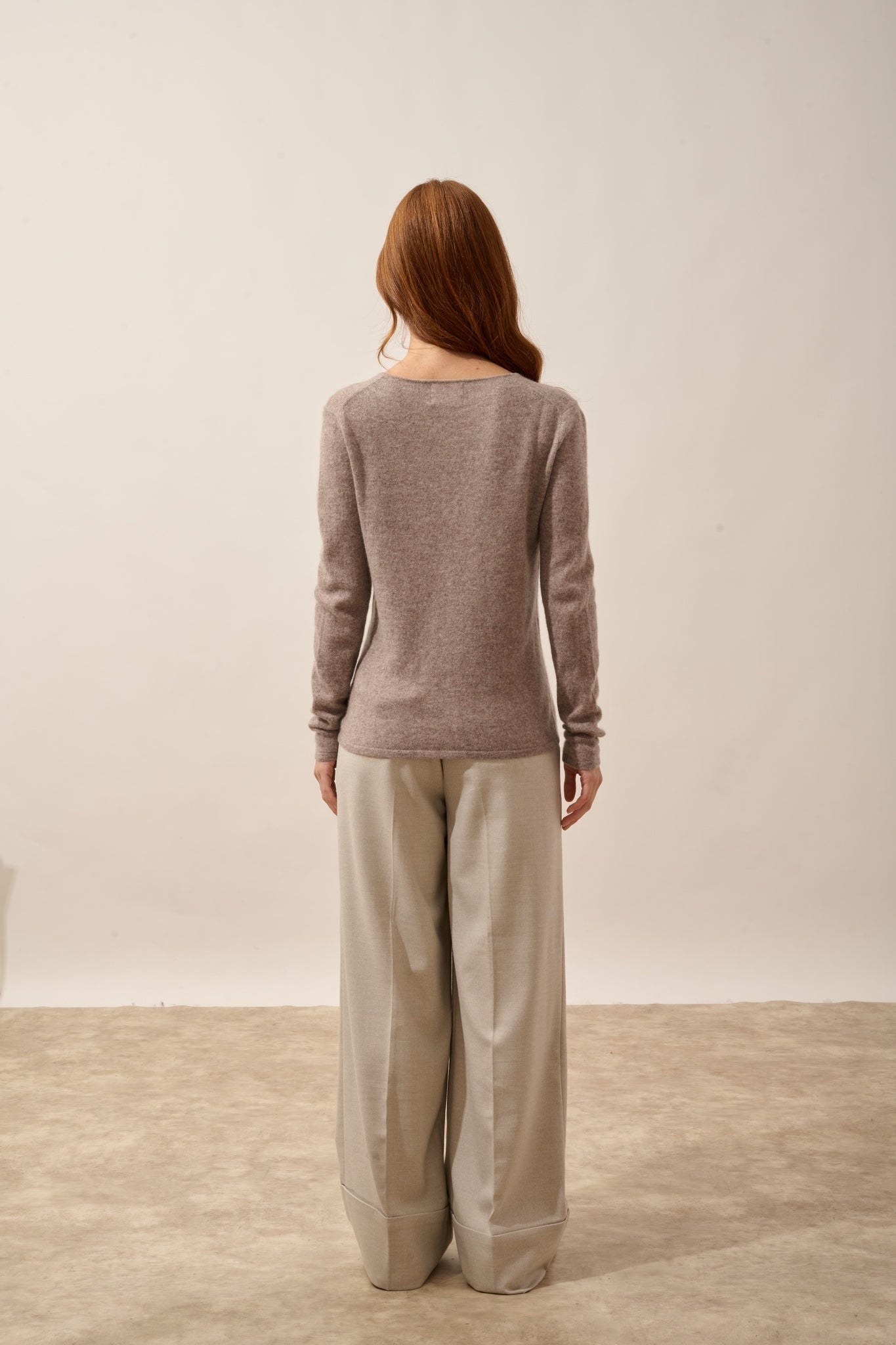 JOAN pull col v caribou chiné