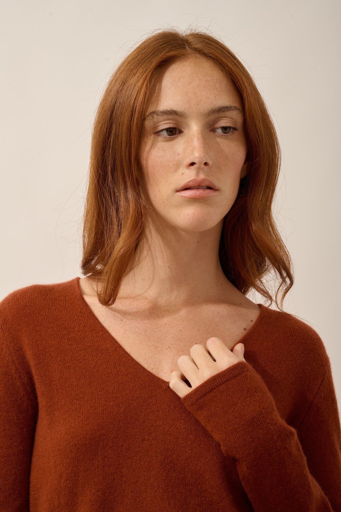 JOAN pull col v écureuil