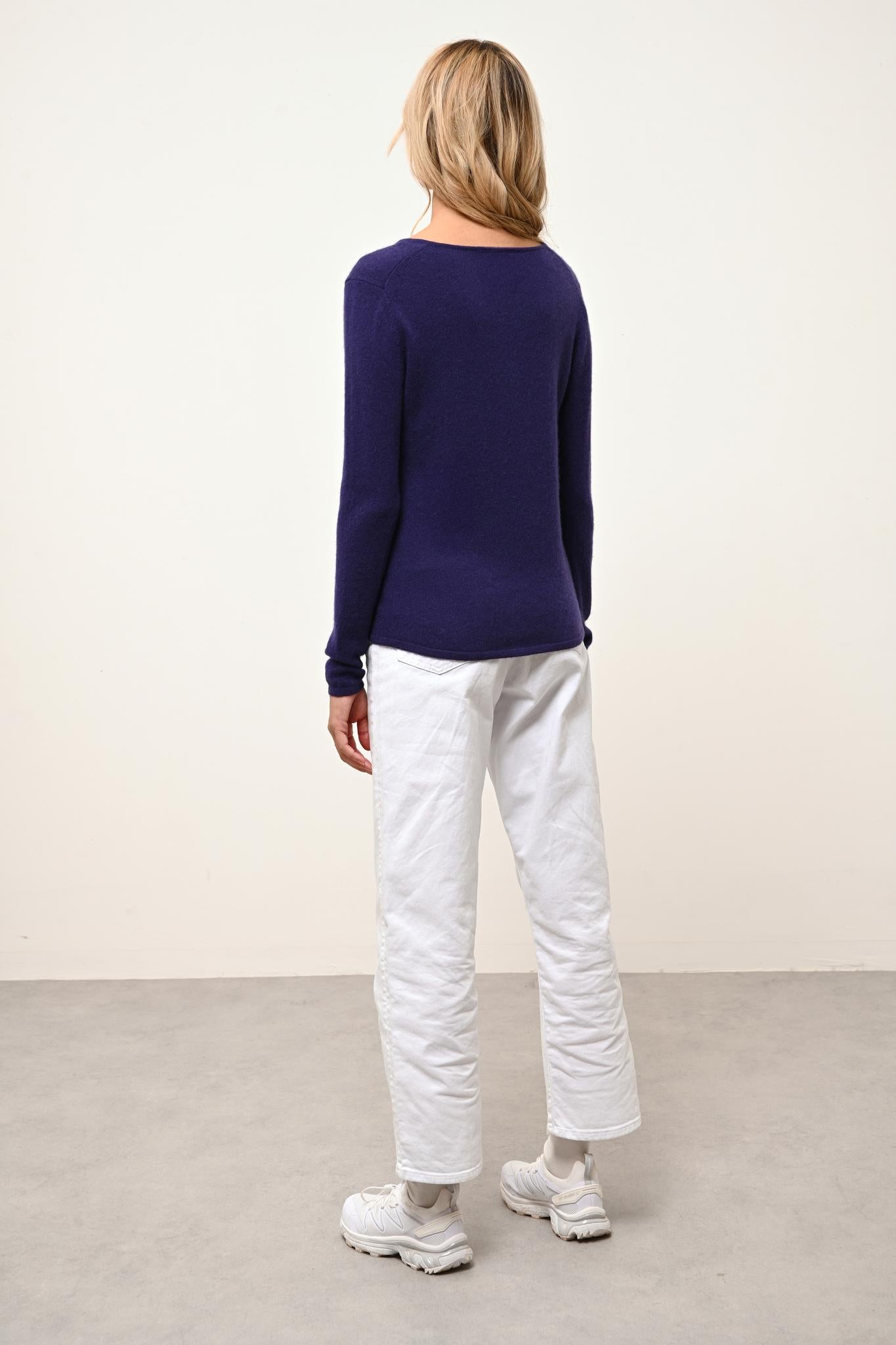 JOAN pull col v purple