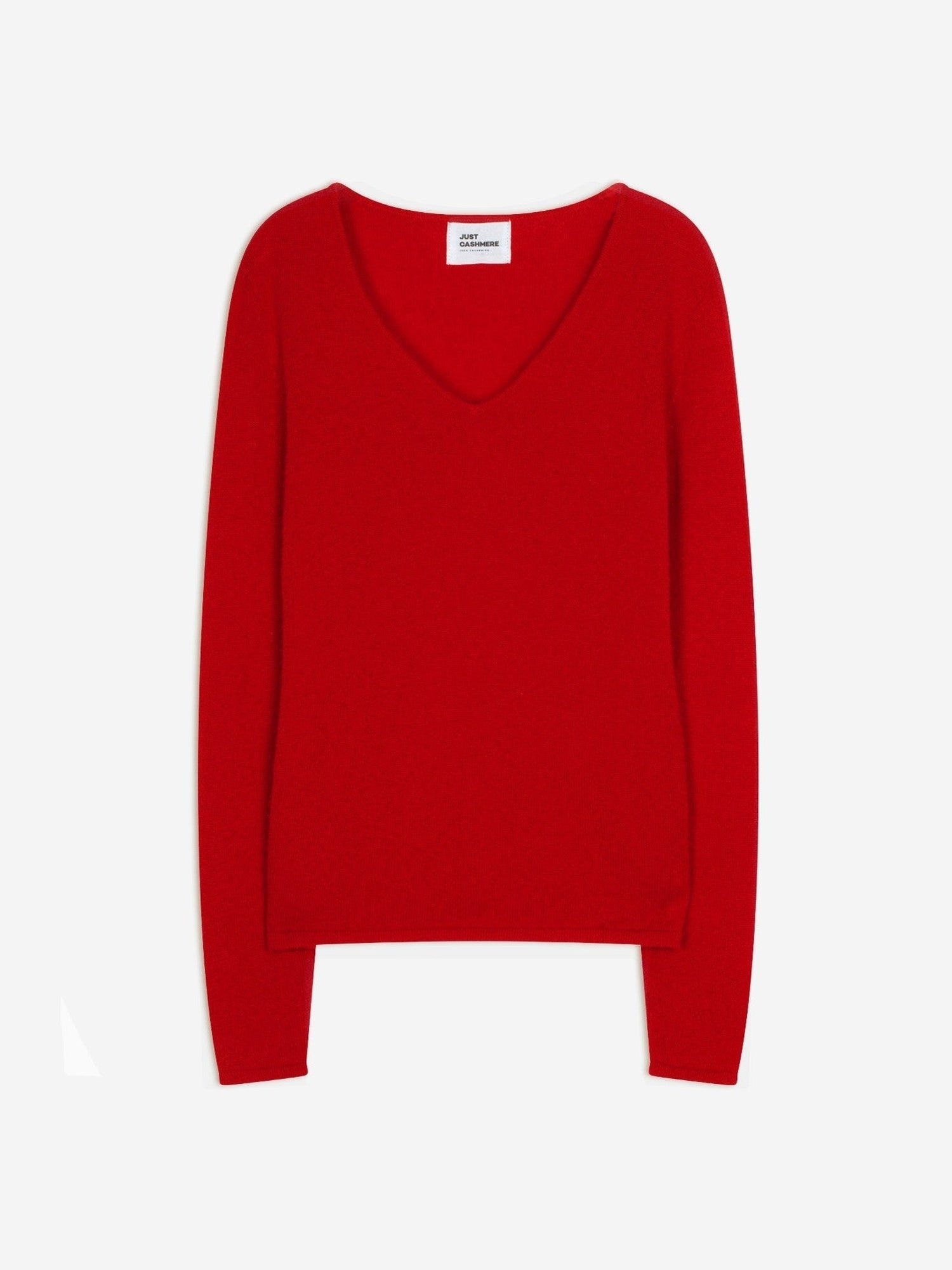Joan red V-neck sweater