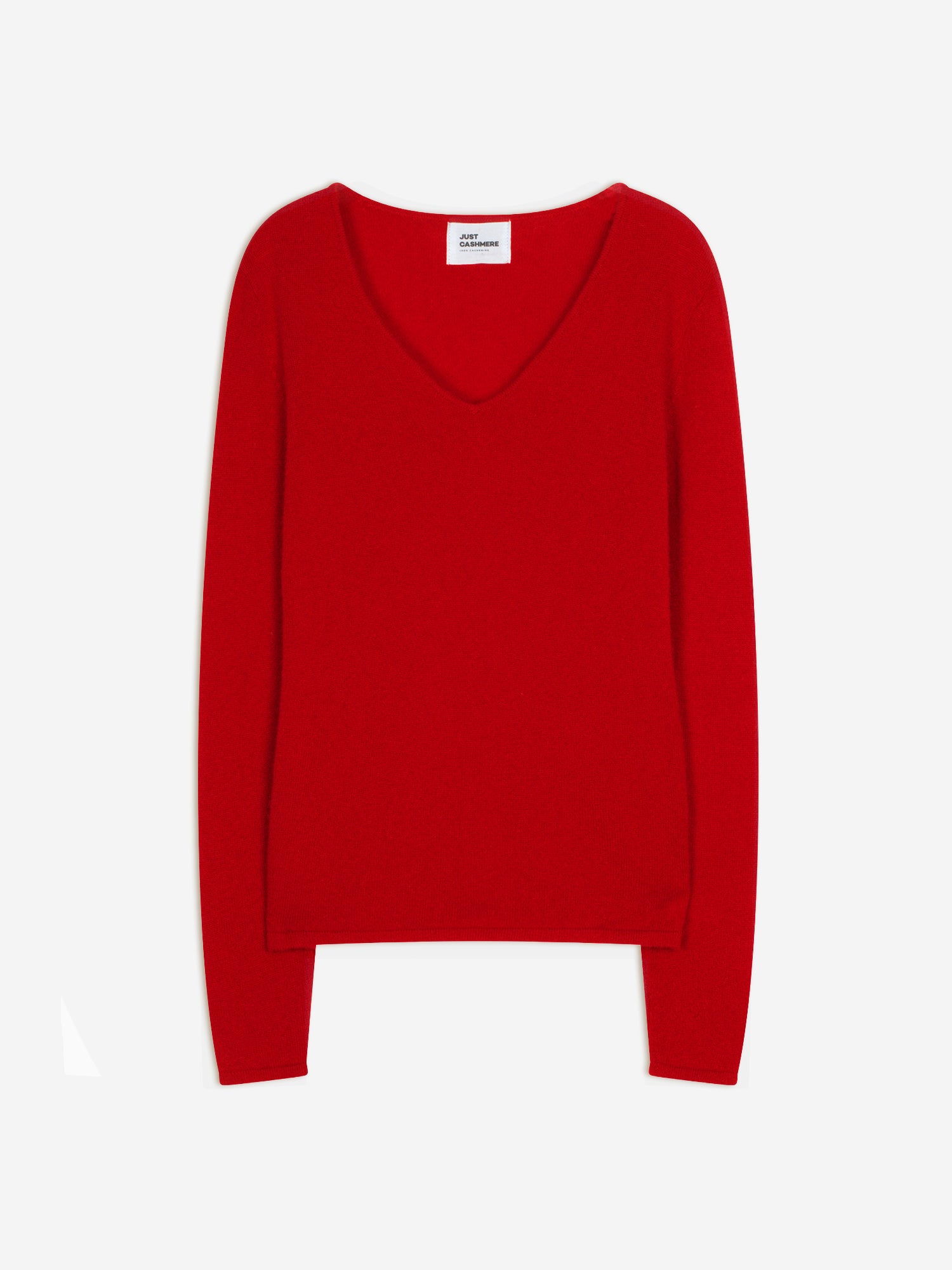 JOAN pull col v rouge