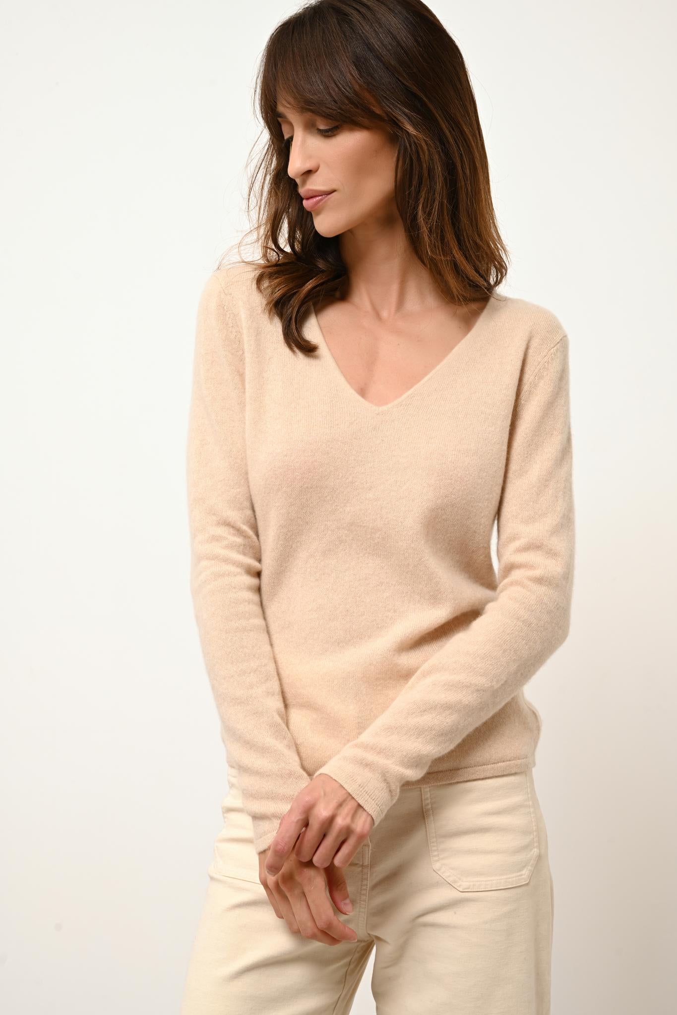 JOAN pull col v sable