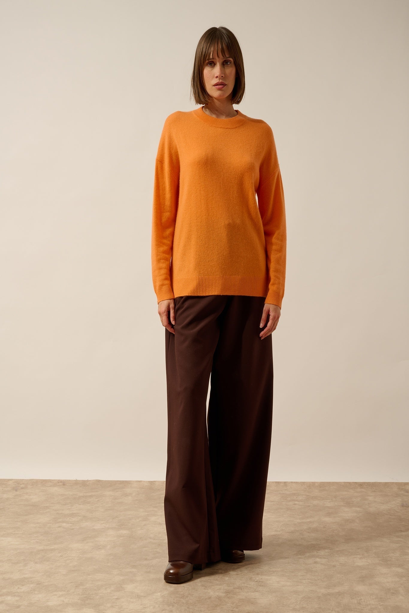 JOSPE melon round neck sweater
