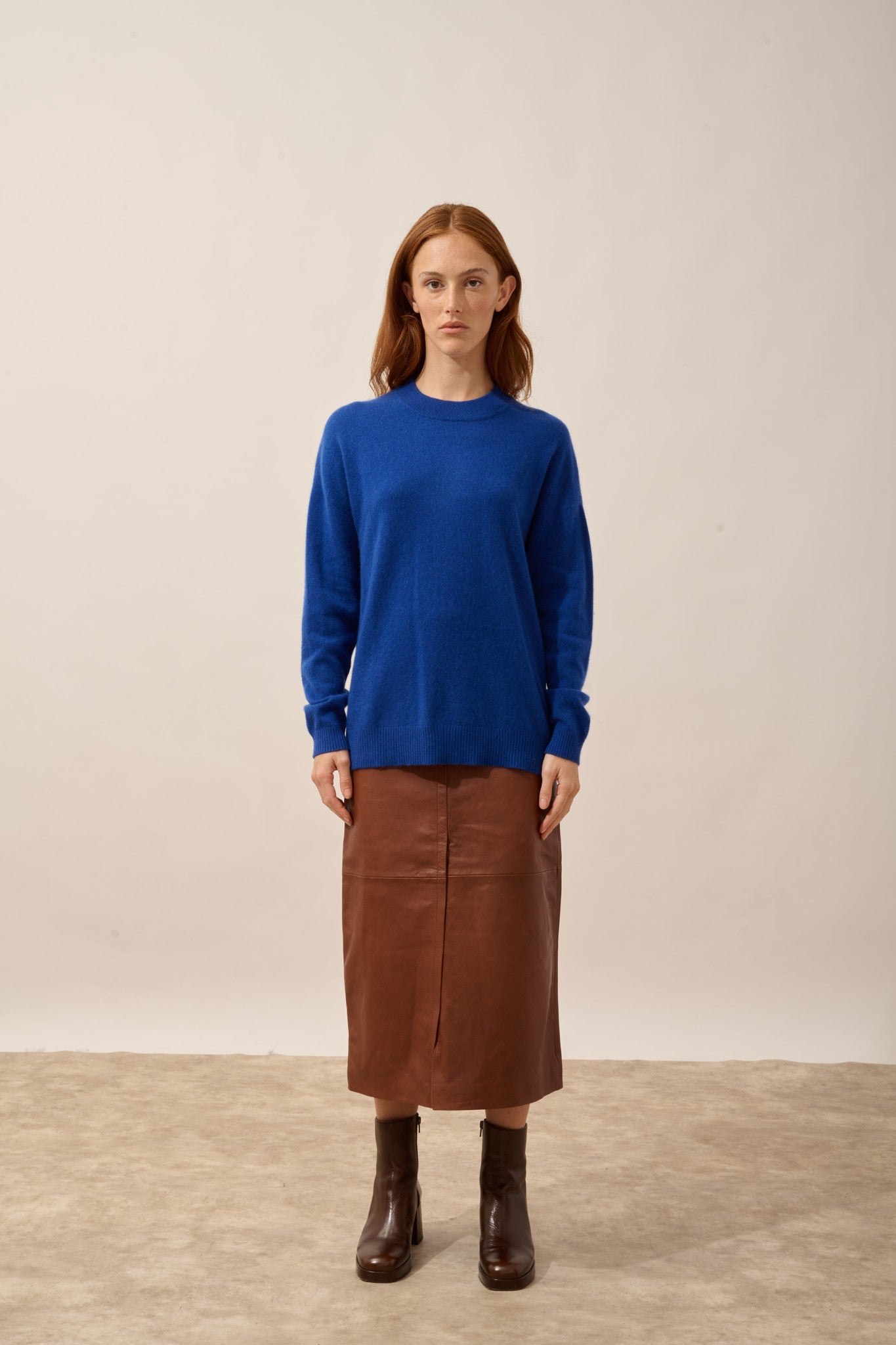 jospe pull col rond outremer