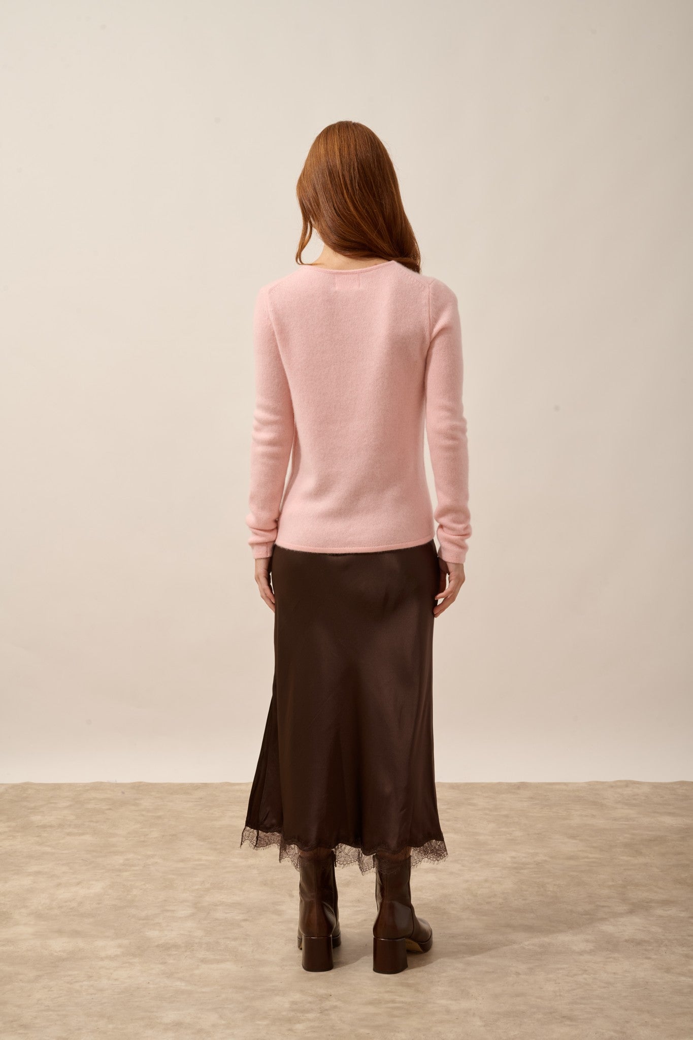 joyce pull col rond 4 fils ballerine