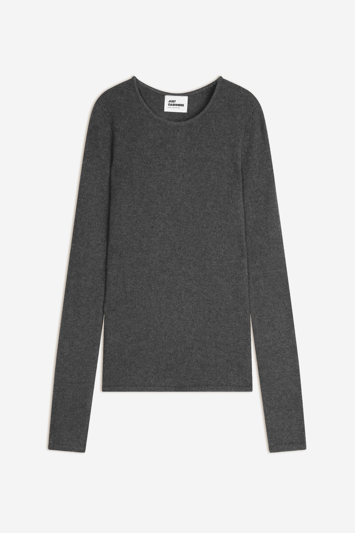 joyce pull col rond anthracite chiné