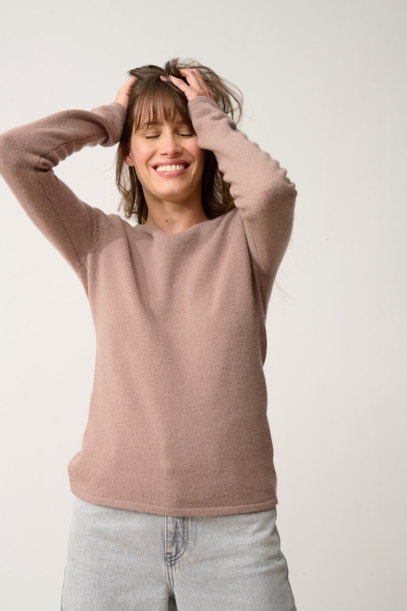 JOYCE round-neck sweater copper