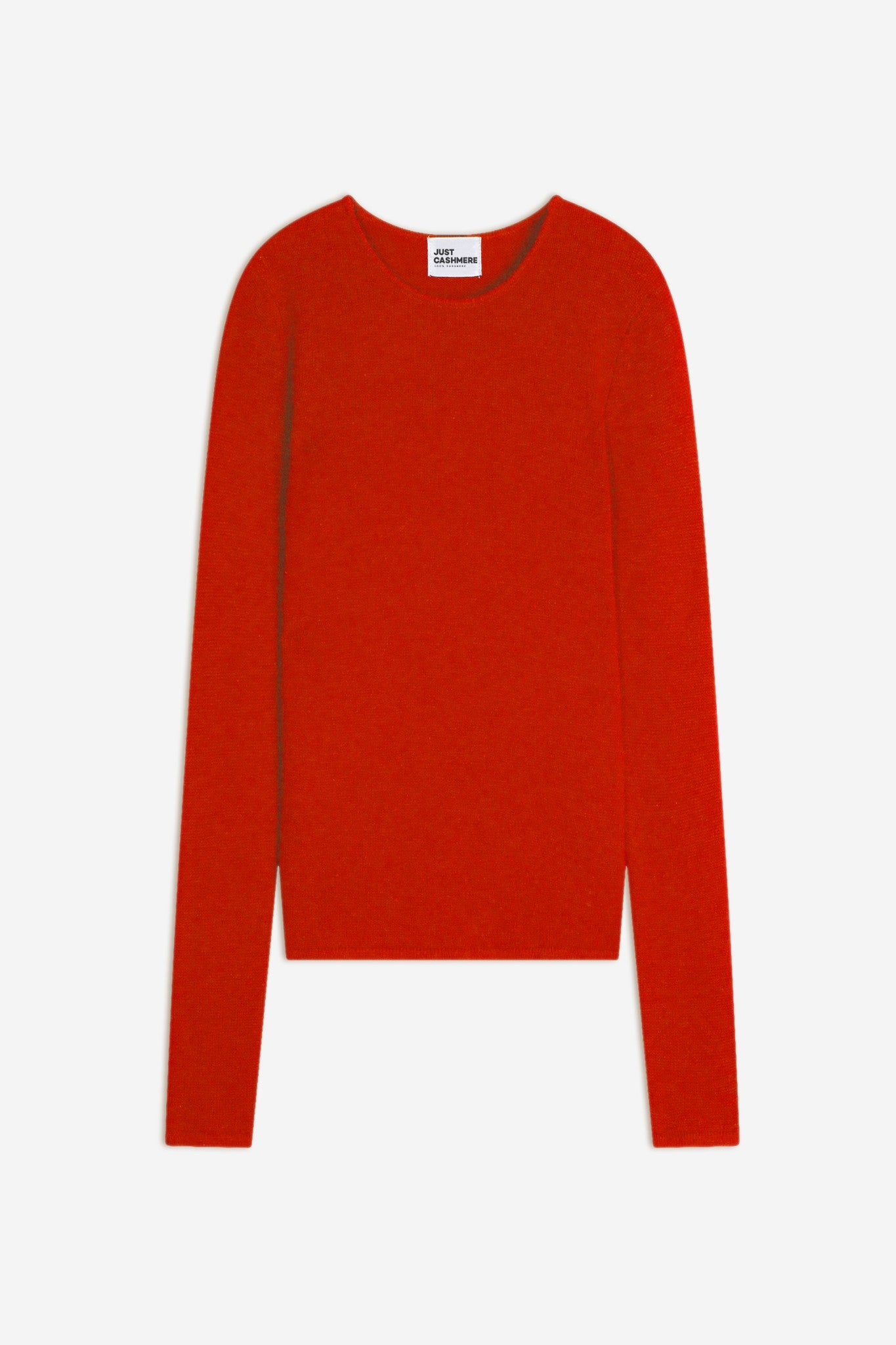 joyce pull col rond tomate