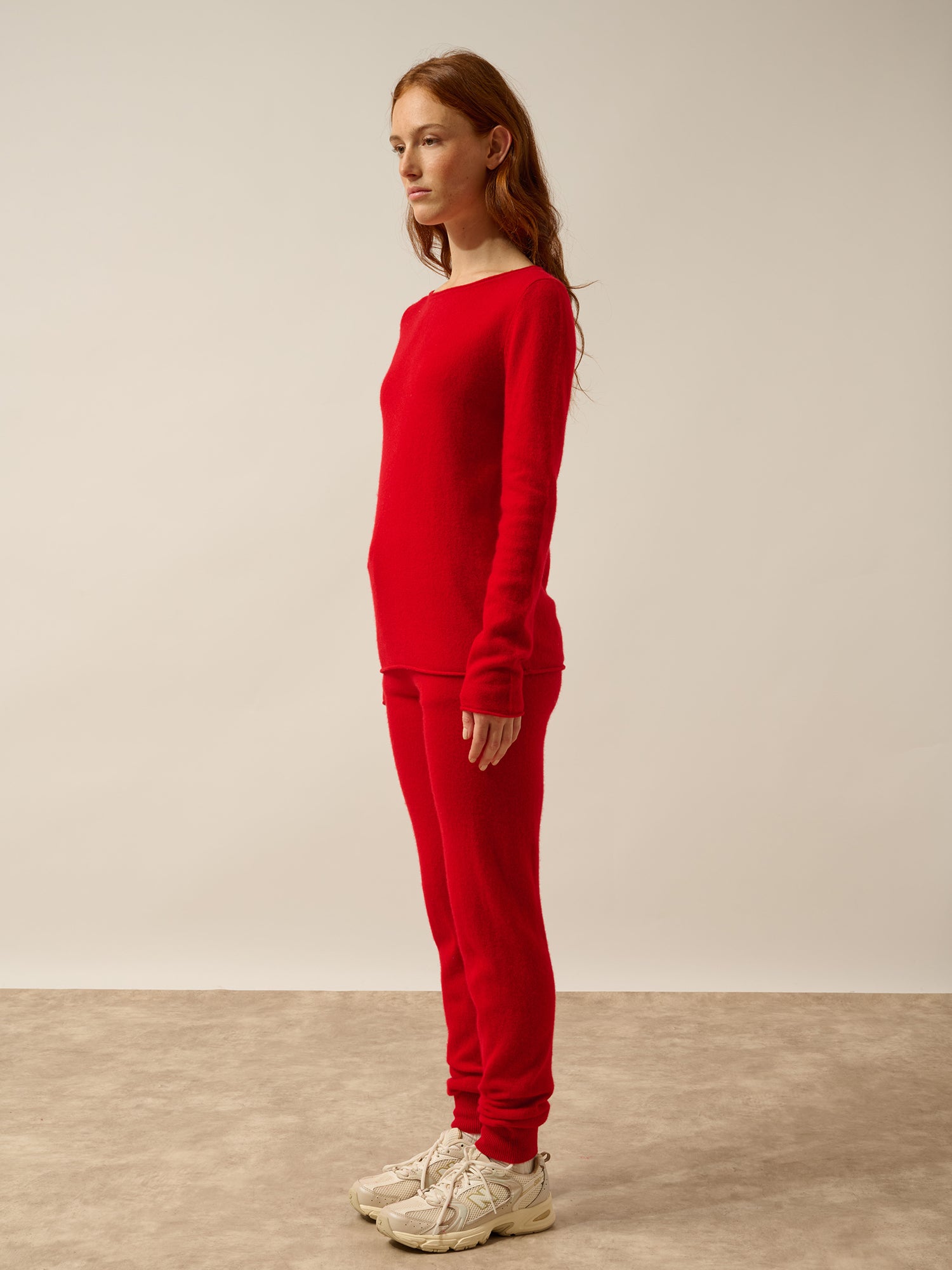 GRACE pull col bateau rouge