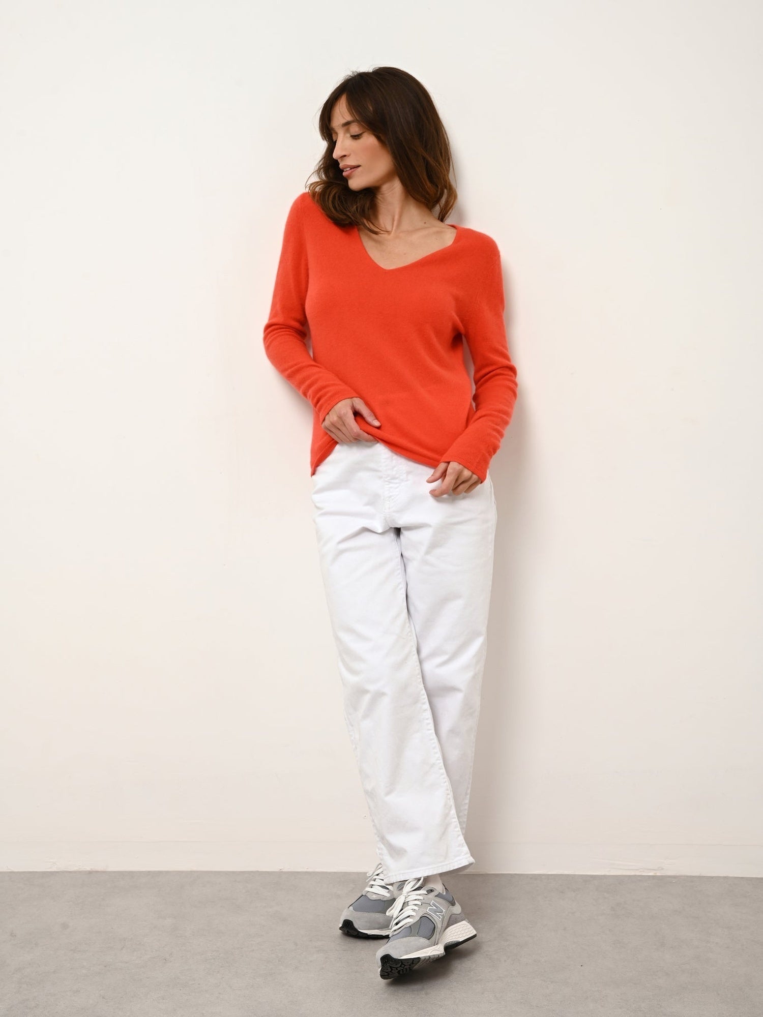 JOAN pull col v orange