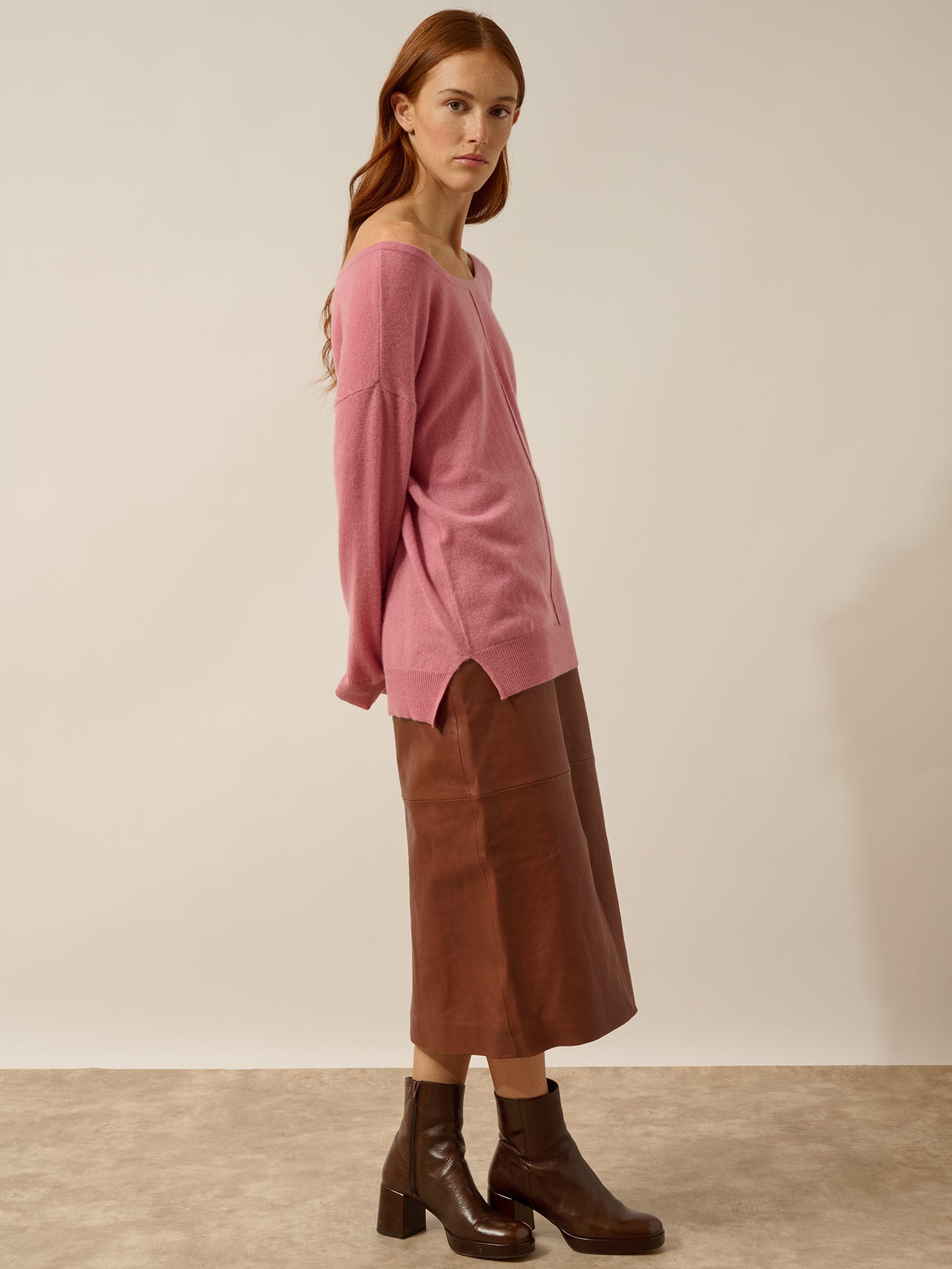 KAREN pull col rond pétale