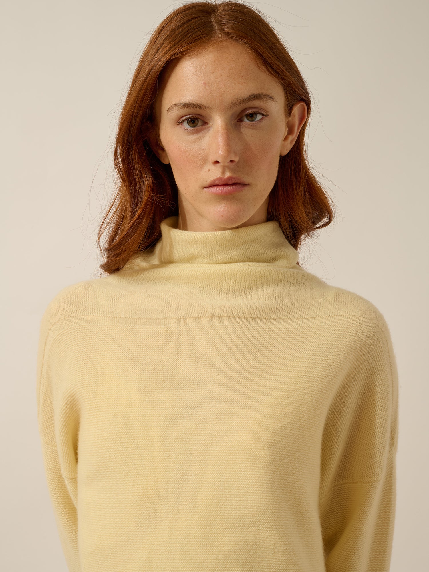 BLANTYRE lemonade turtleneck sweater