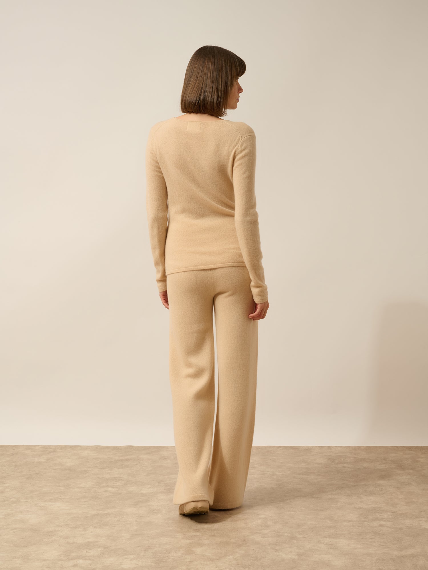 JOAN pull col v beige