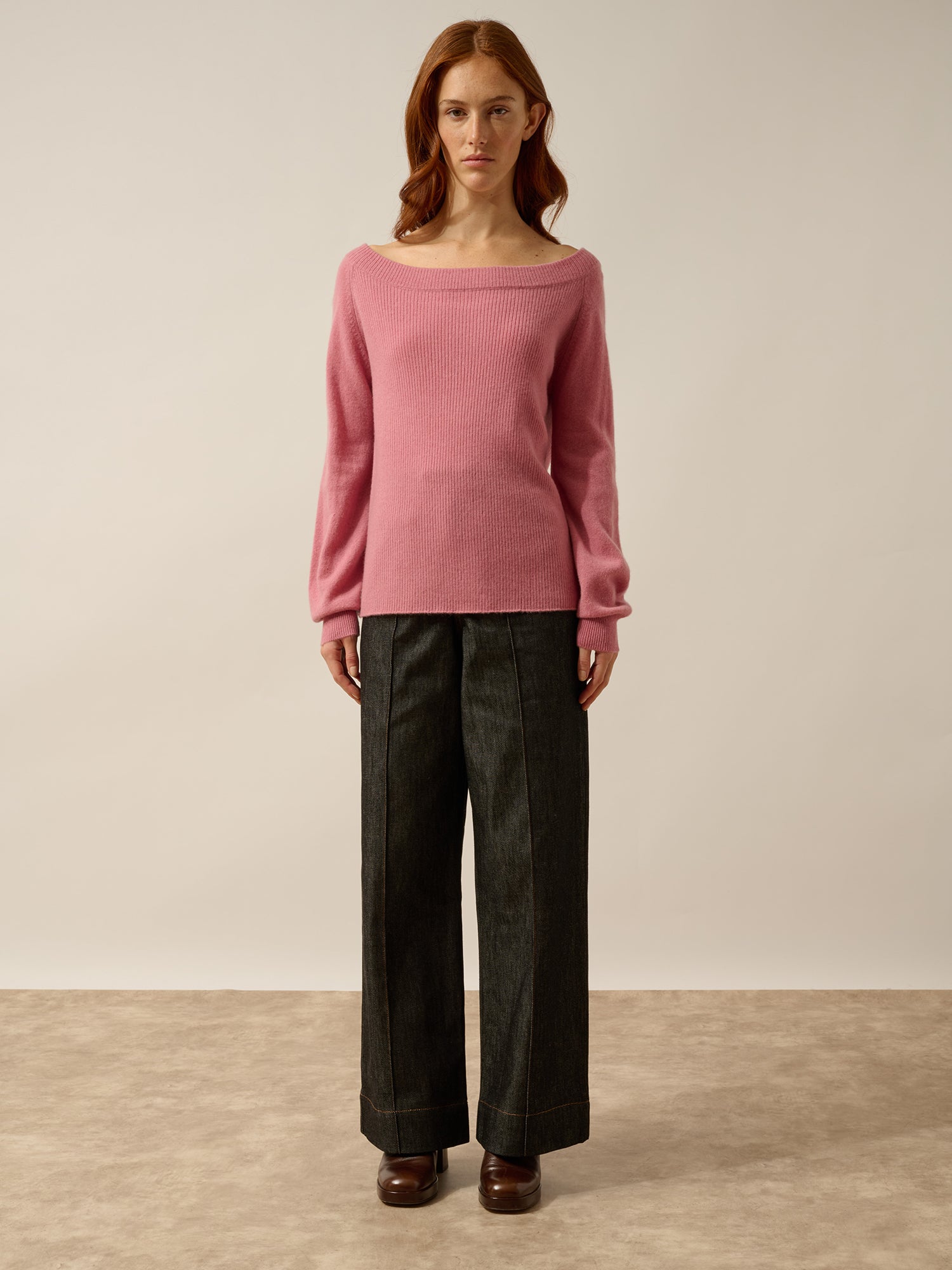 KELLY pull col bateau pétale