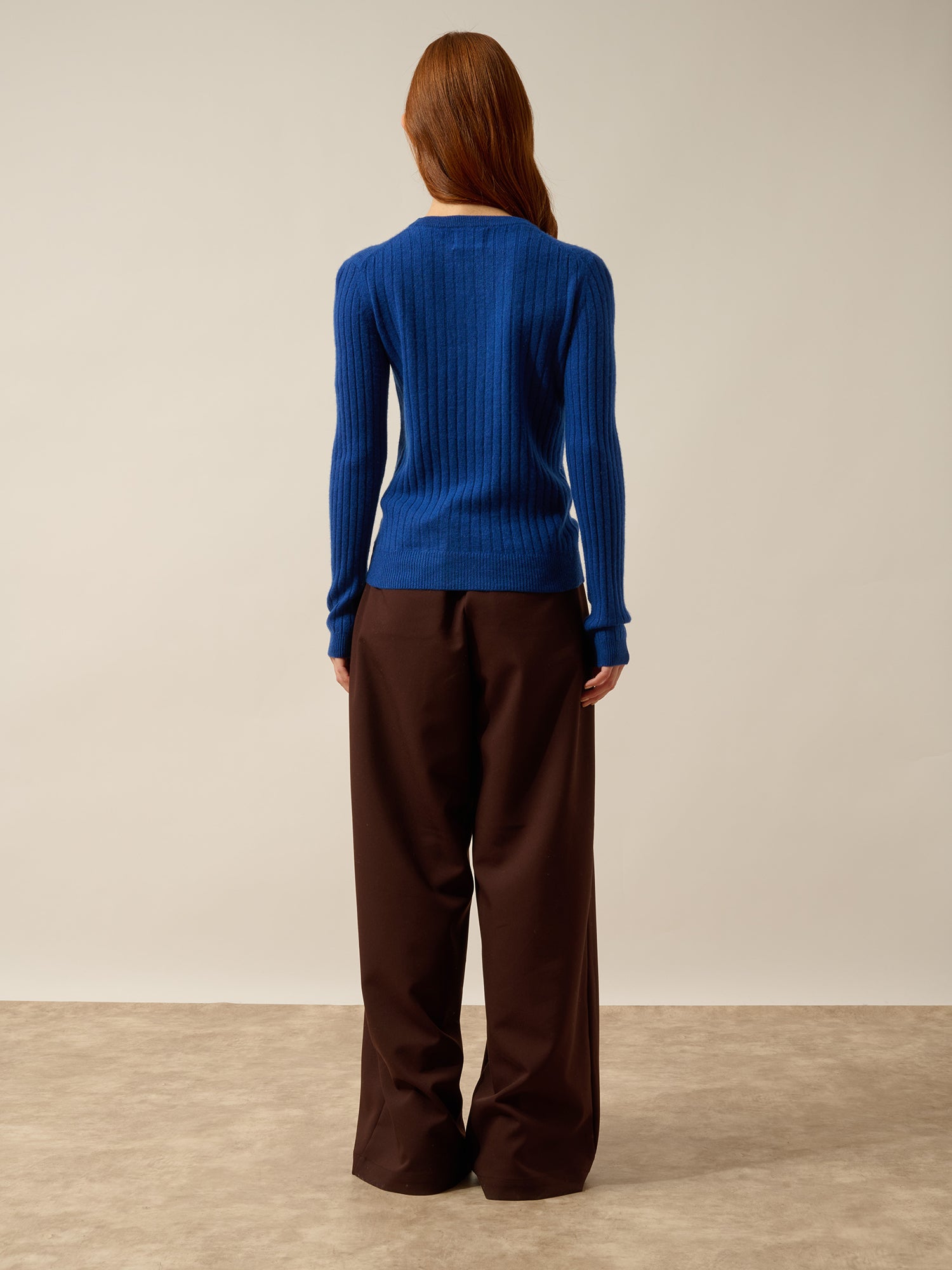 AVANA pull col rond outremer