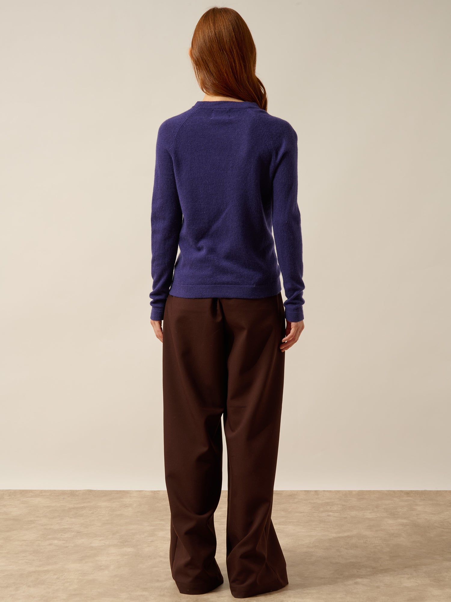 JANE pull col rond purple