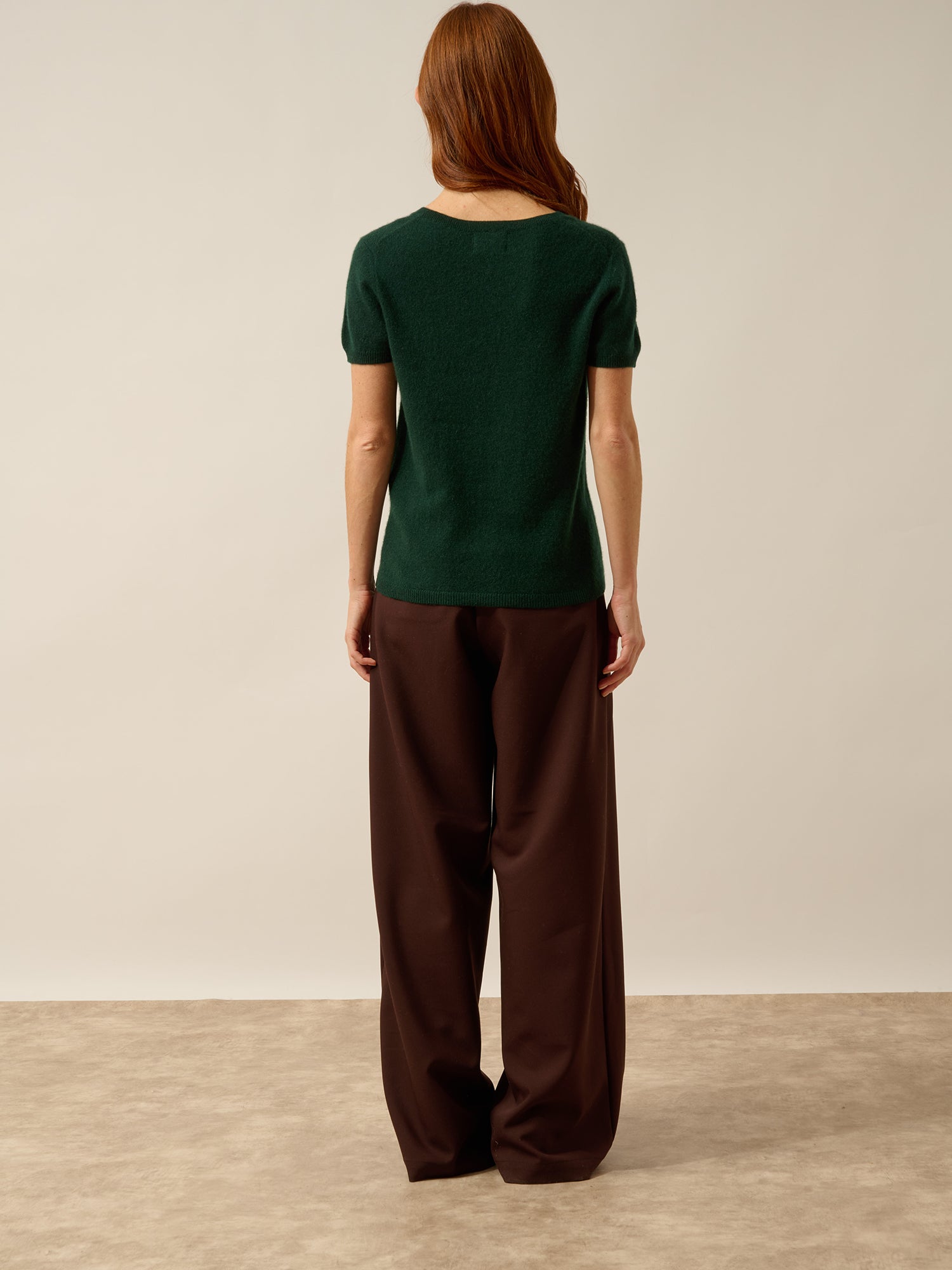 GLAMIS t-shirt col v cyprès