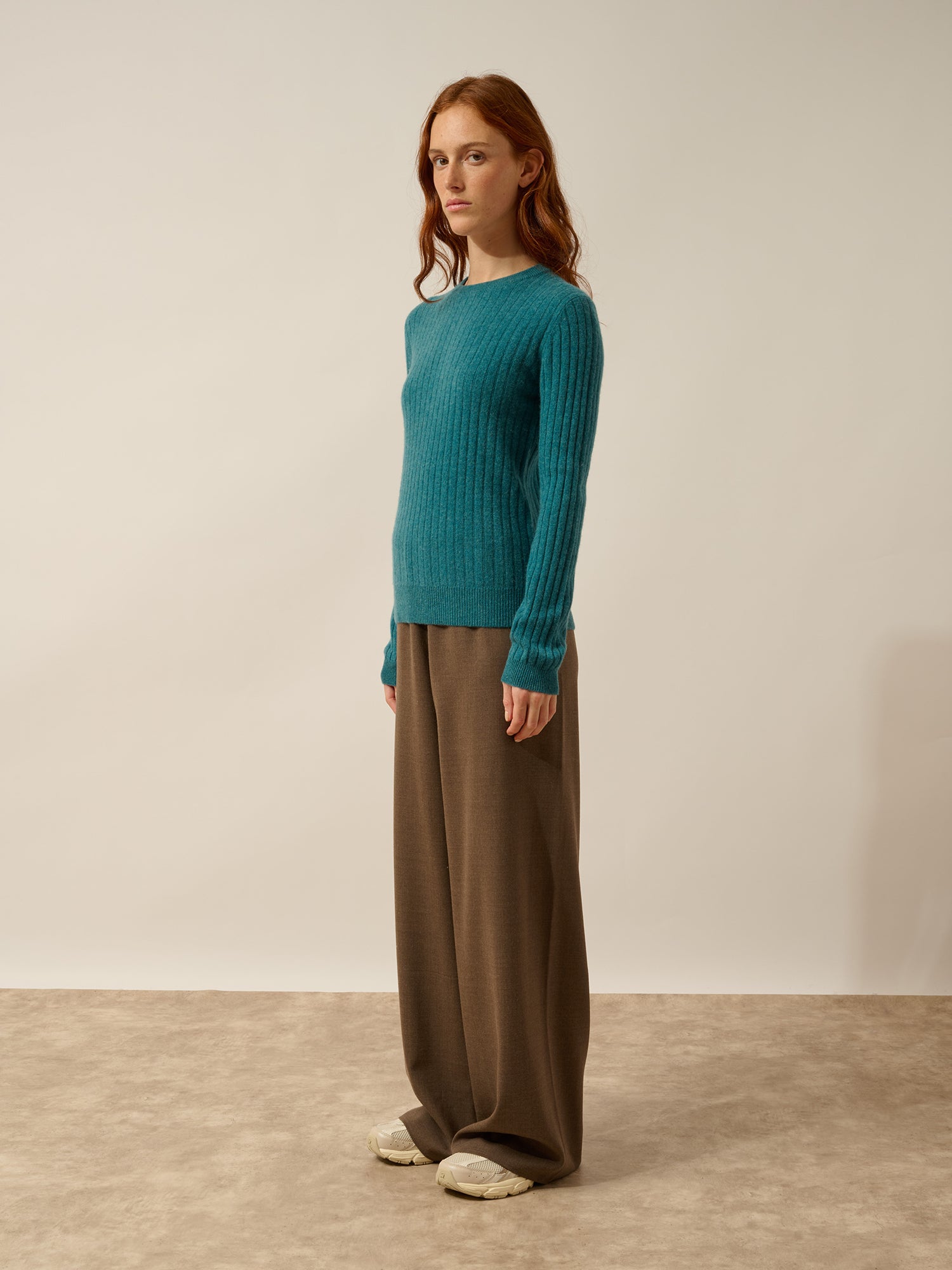 AVANA pull col rond canard chiné