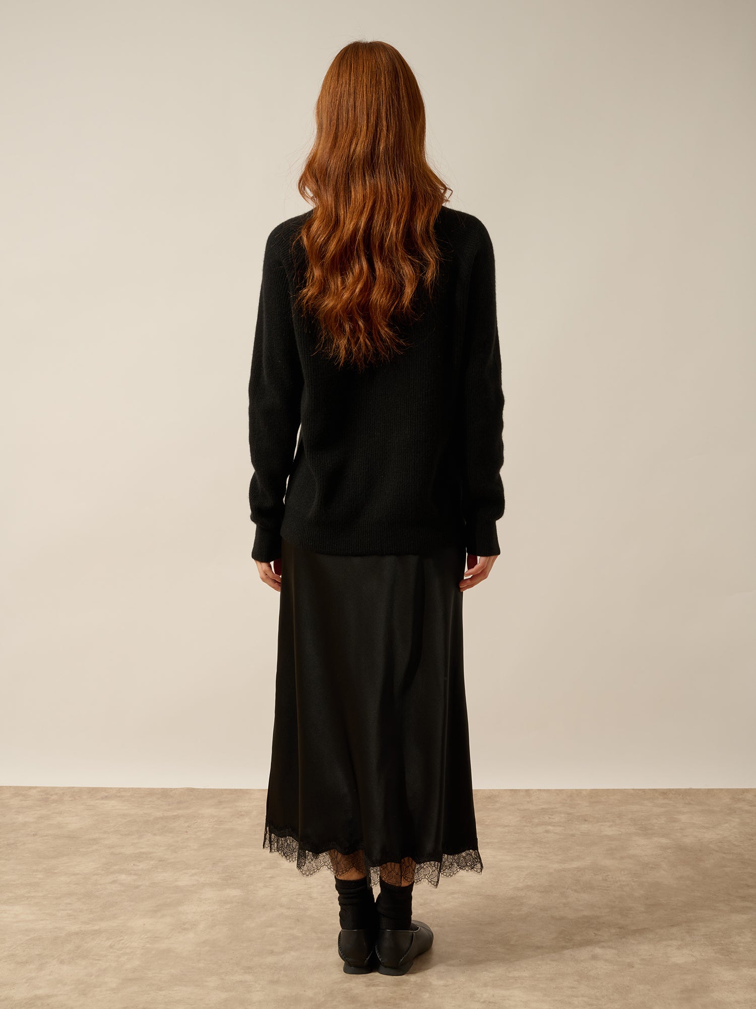 ISADORA pull col rond noir