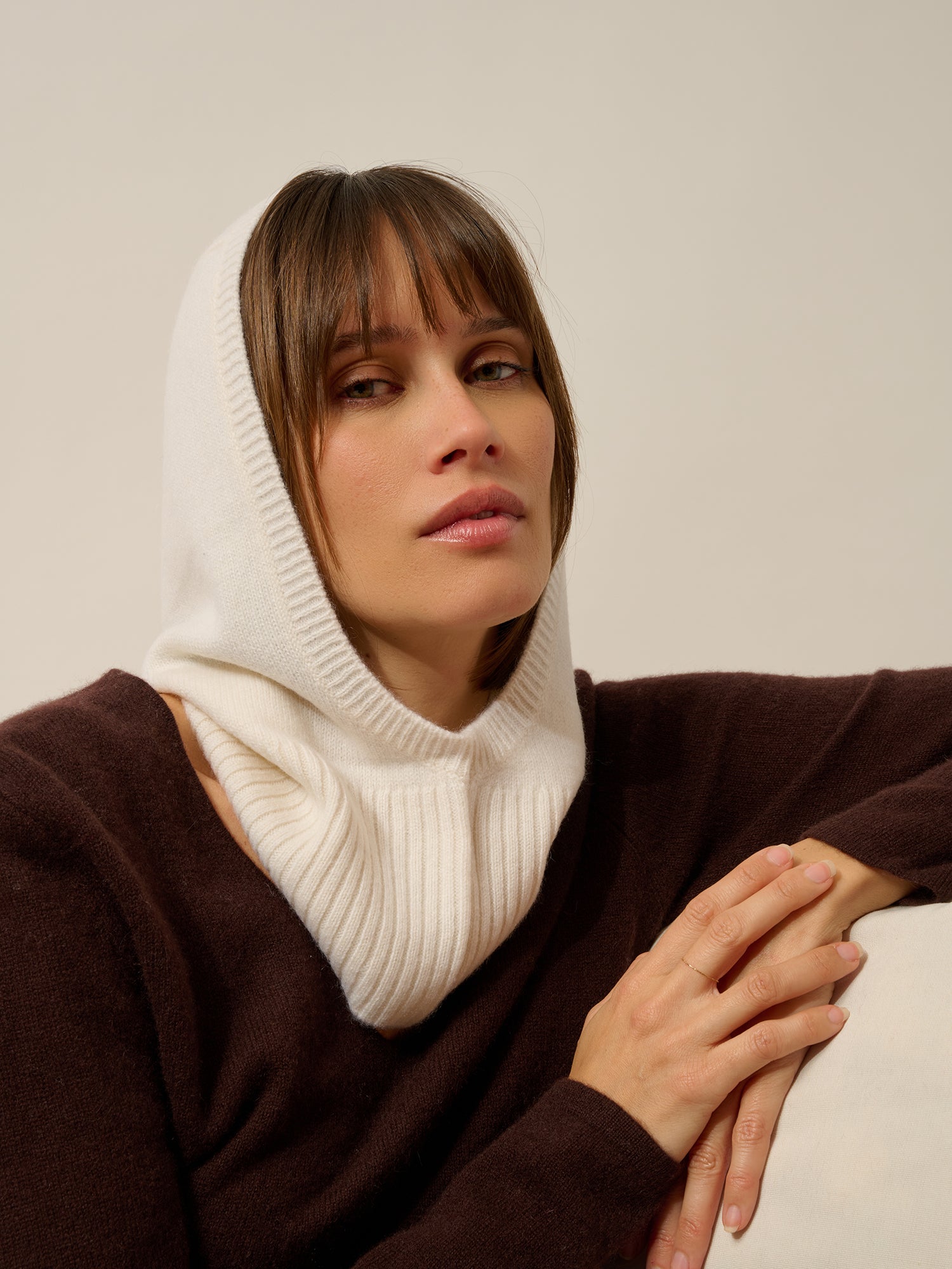 SERENA cagoule 4 fils neige