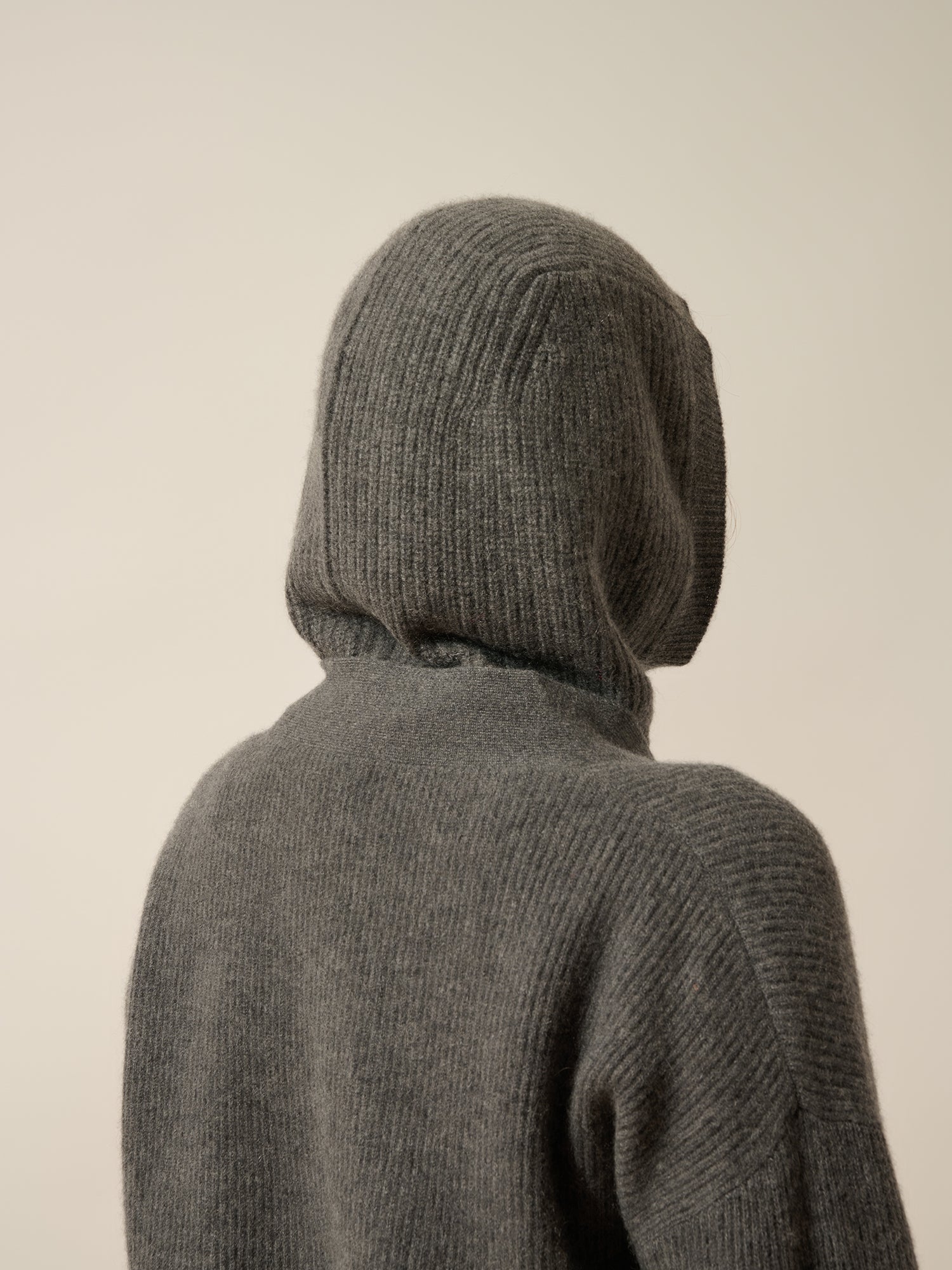 EVELINE cagoule 4 fils anthracite chiné