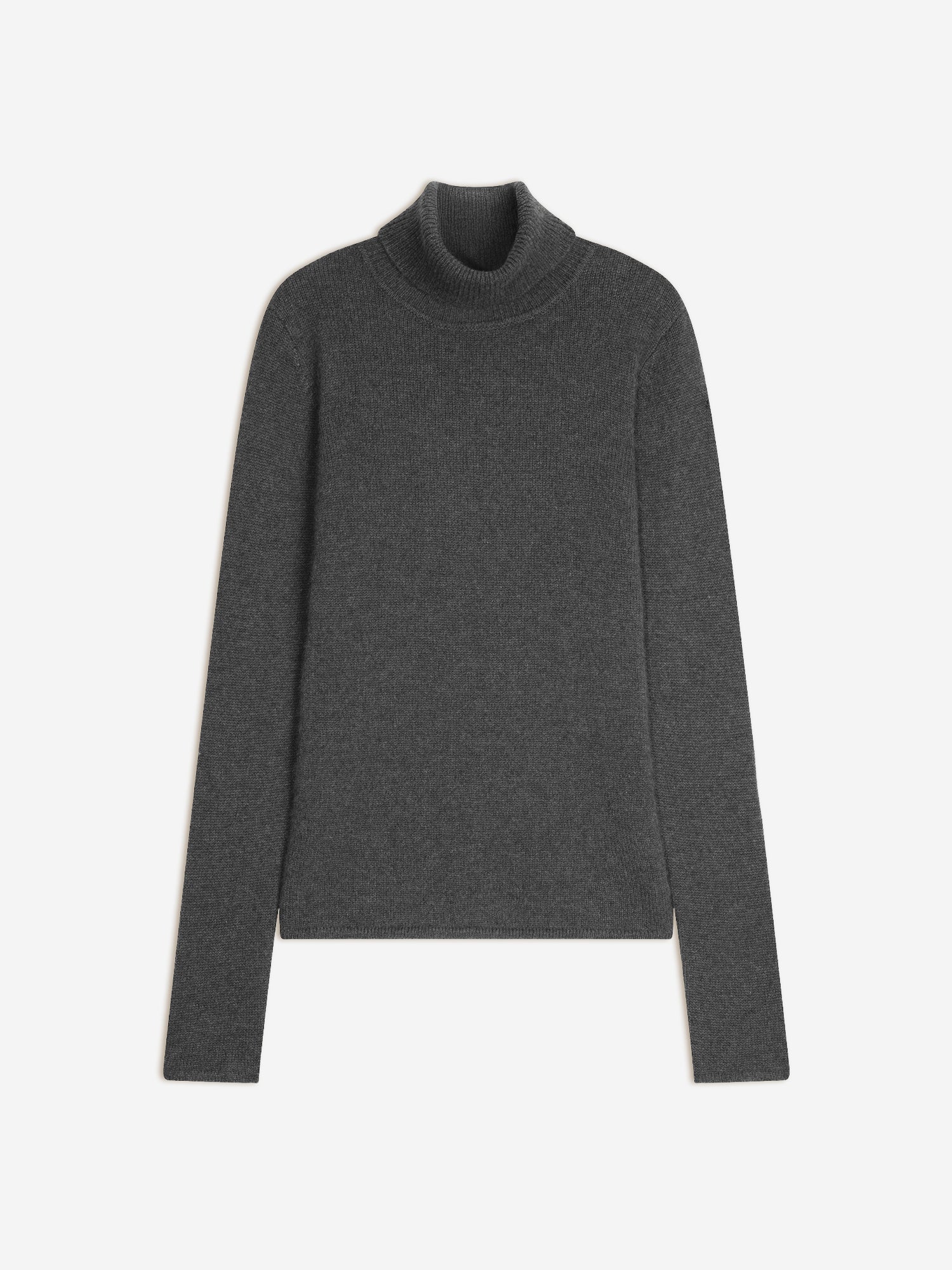 JUNE turtleneck sweater anthracite mottled