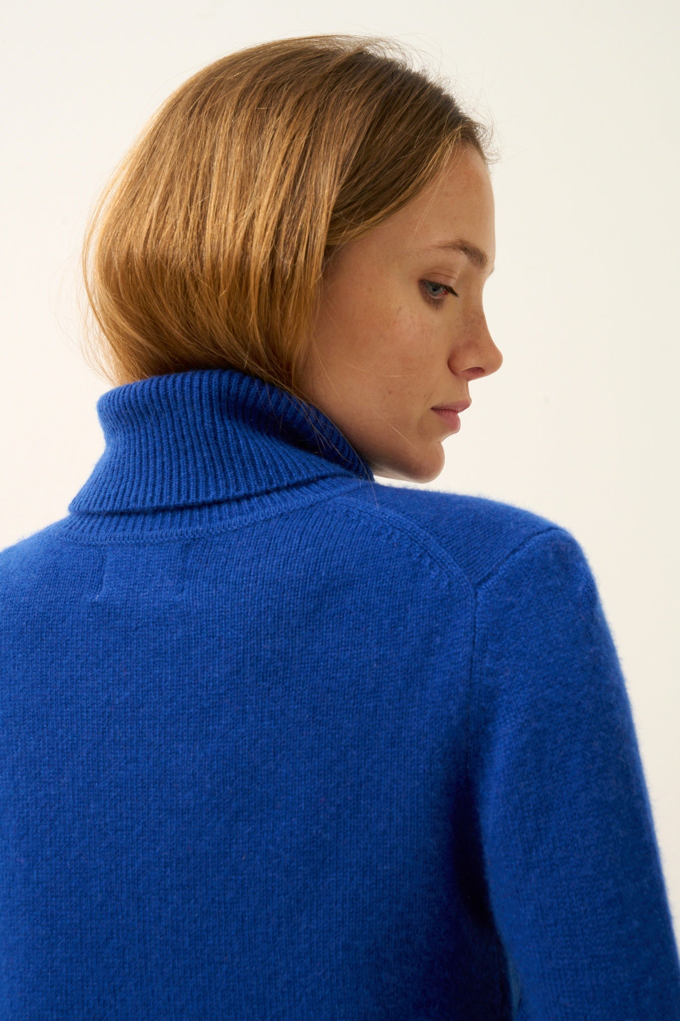 JUNE ultramarine turtleneck sweater