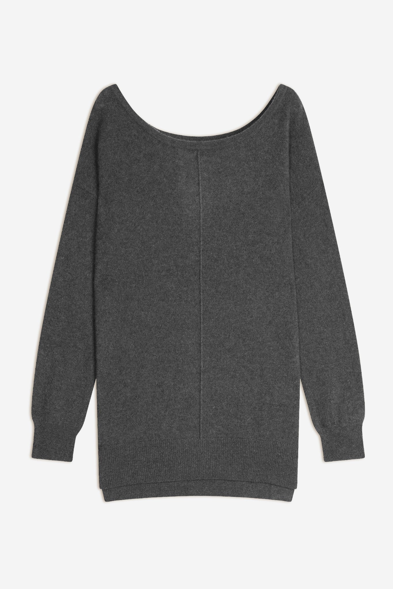 karen pull col rond anthracite chiné