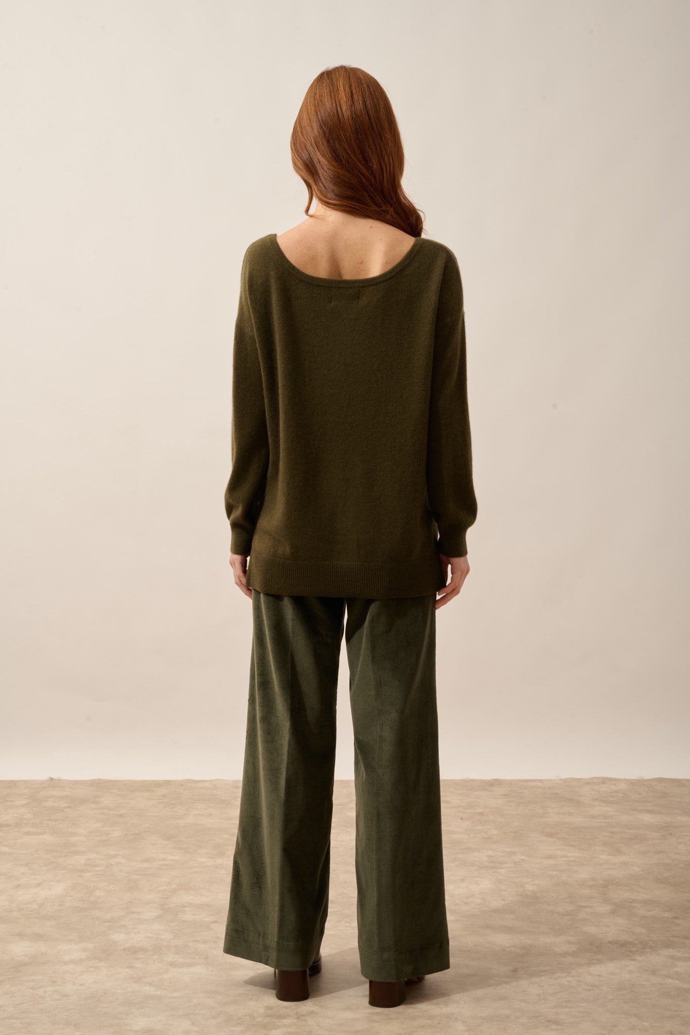 karen pull col rond chatain