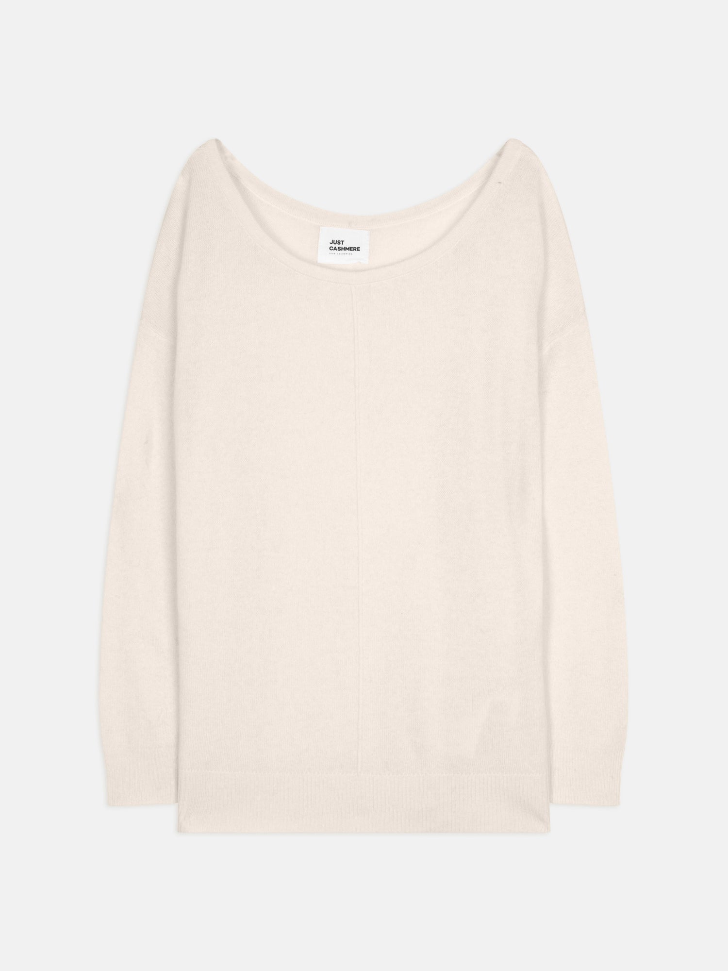 KAREN pull col rond ivoire