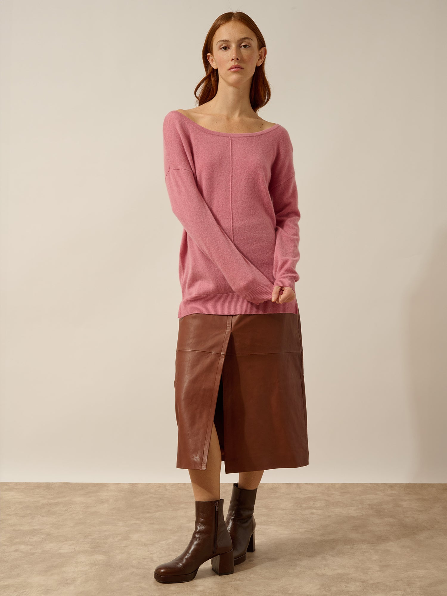 KAREN pull col rond pétale