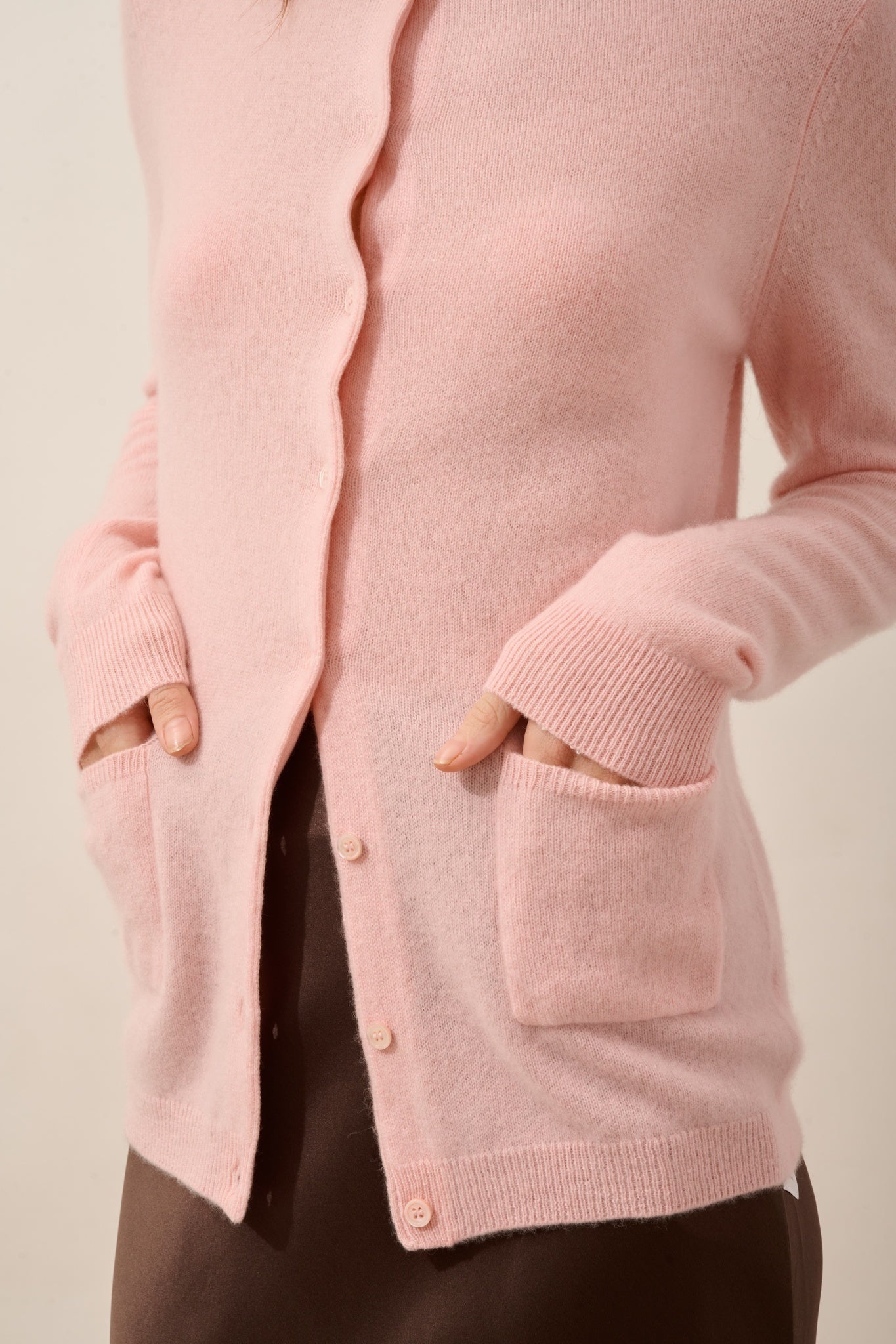 KATHARINE round neck ballerina cardigan