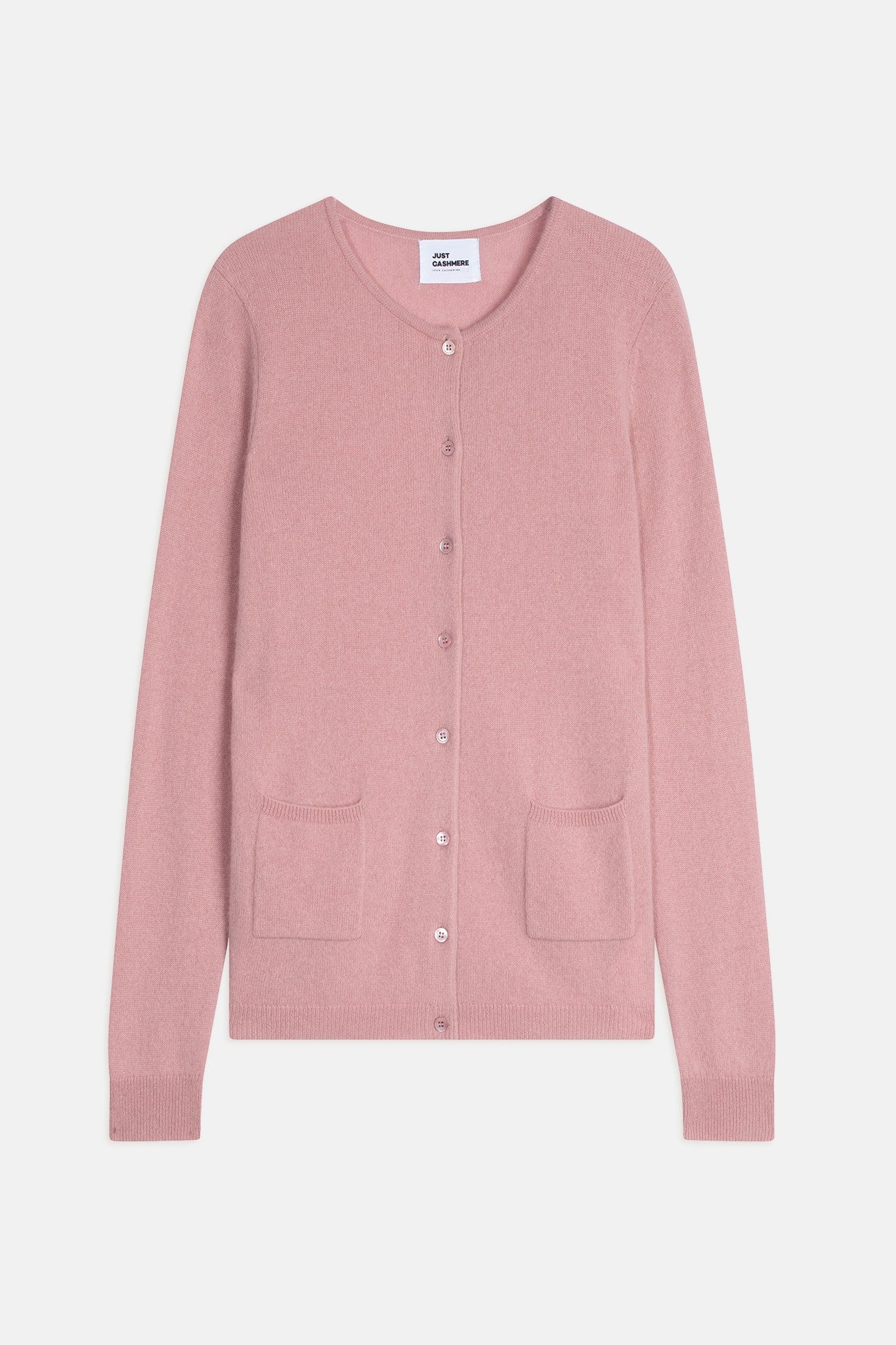 katharine cardigan col rond bois de rose