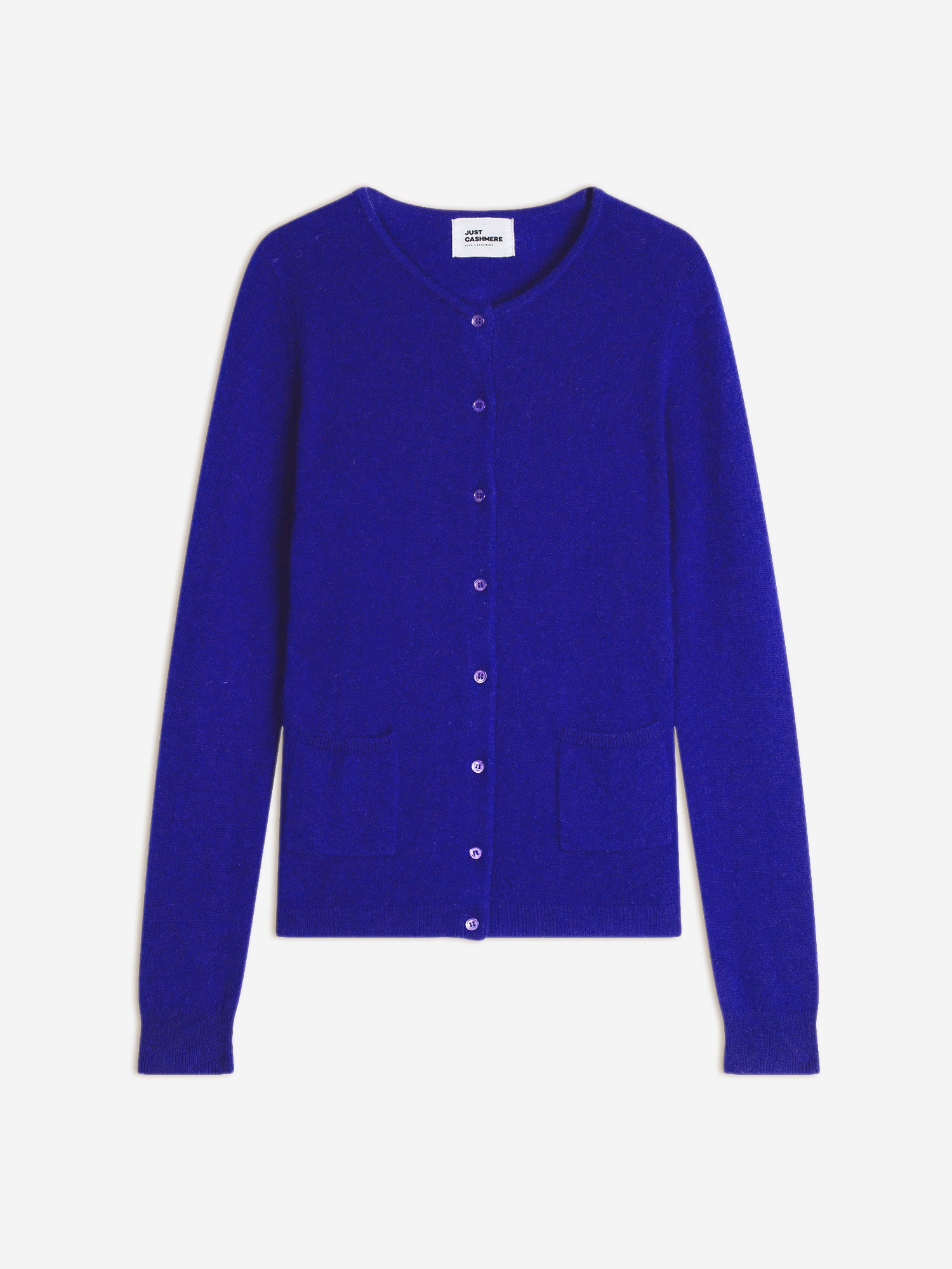 KATHARINE cardigan col rond indigo