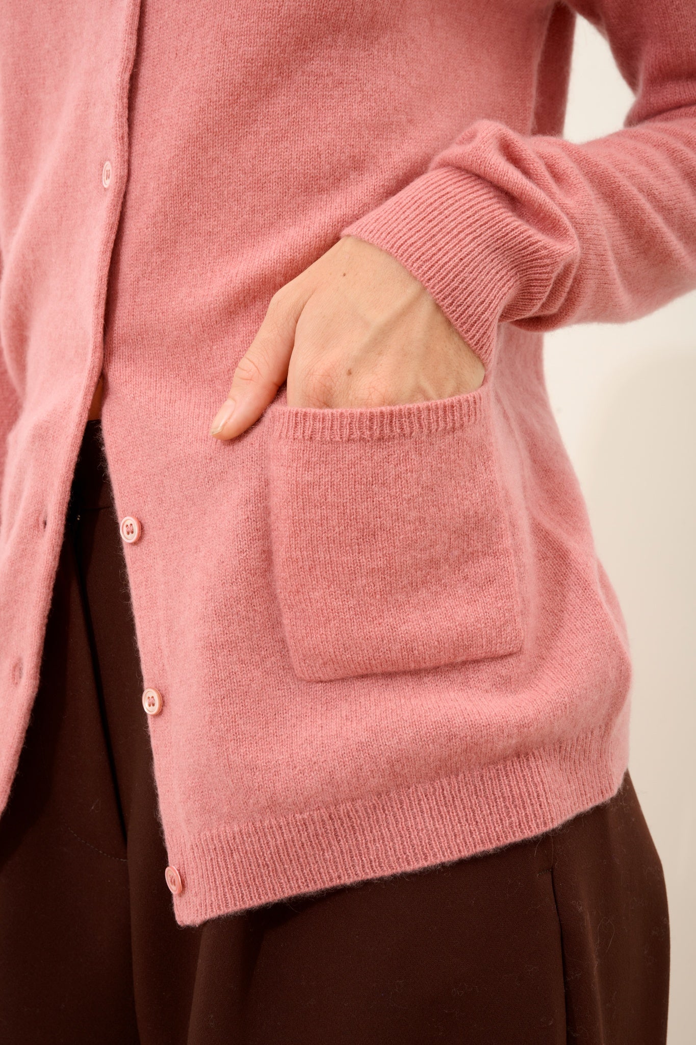 KATHARINE petal neck cardigan