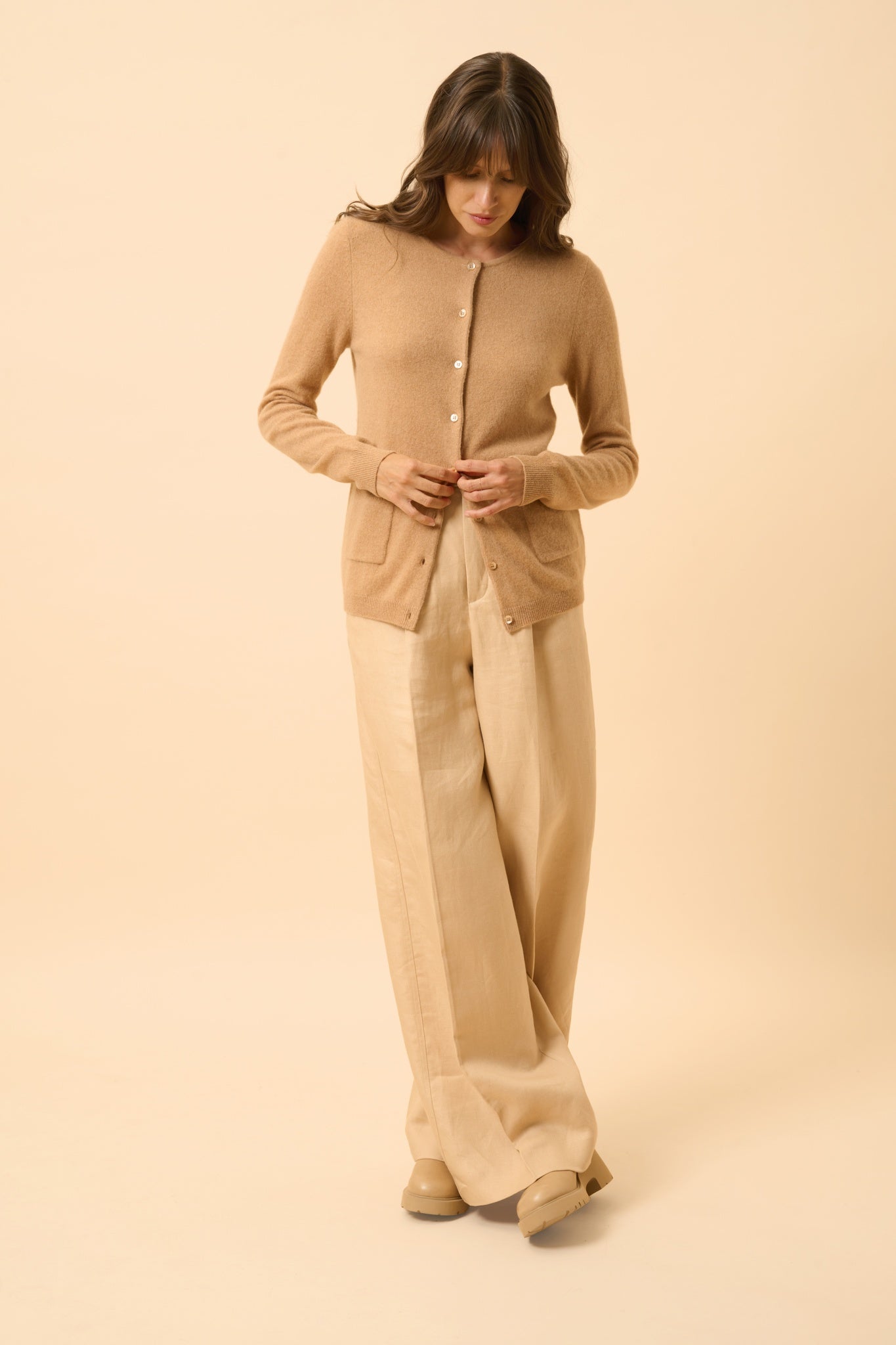 KATHARINE cardigan sahara round neck