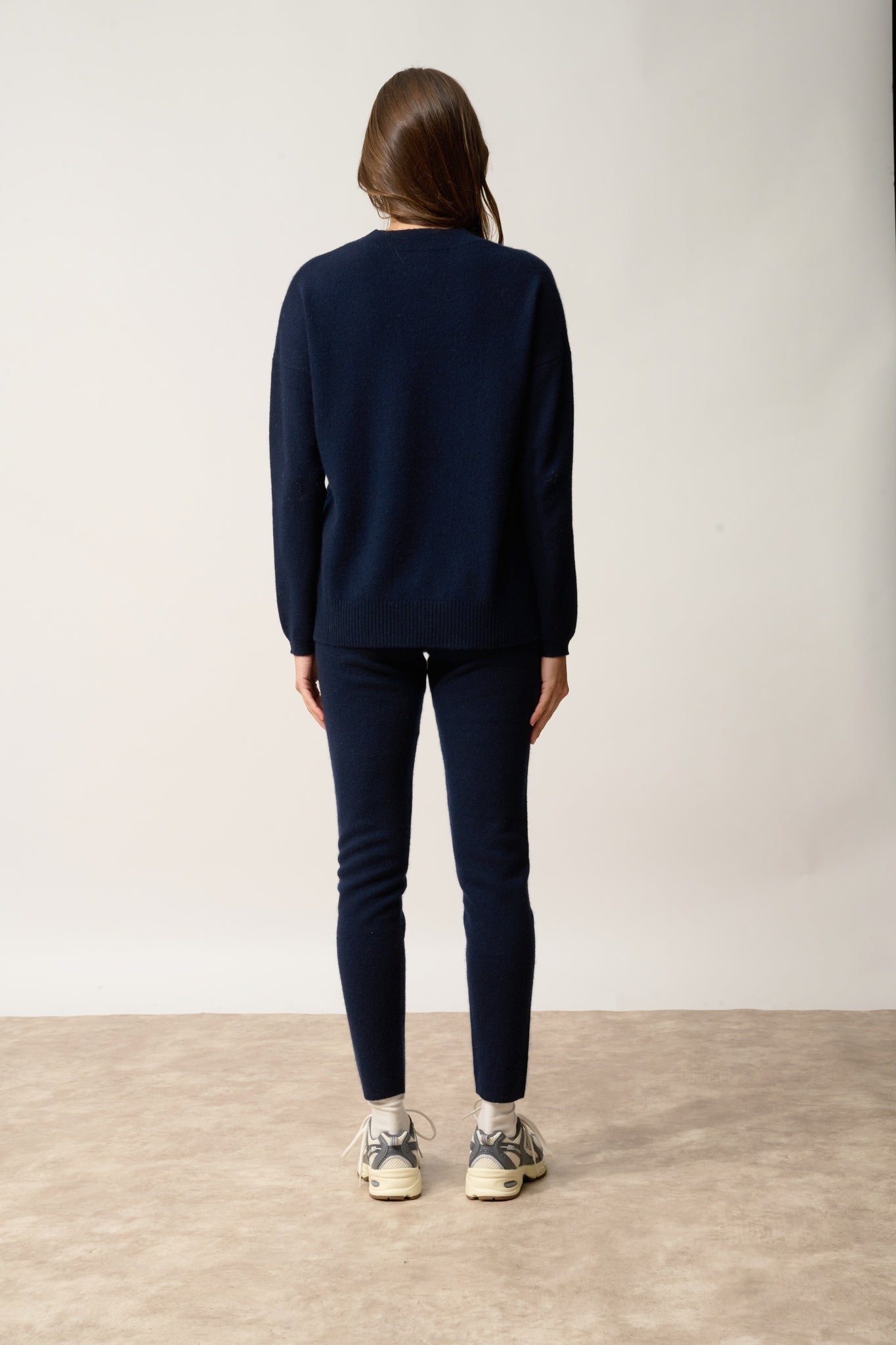 KAYLA pull col rond navy