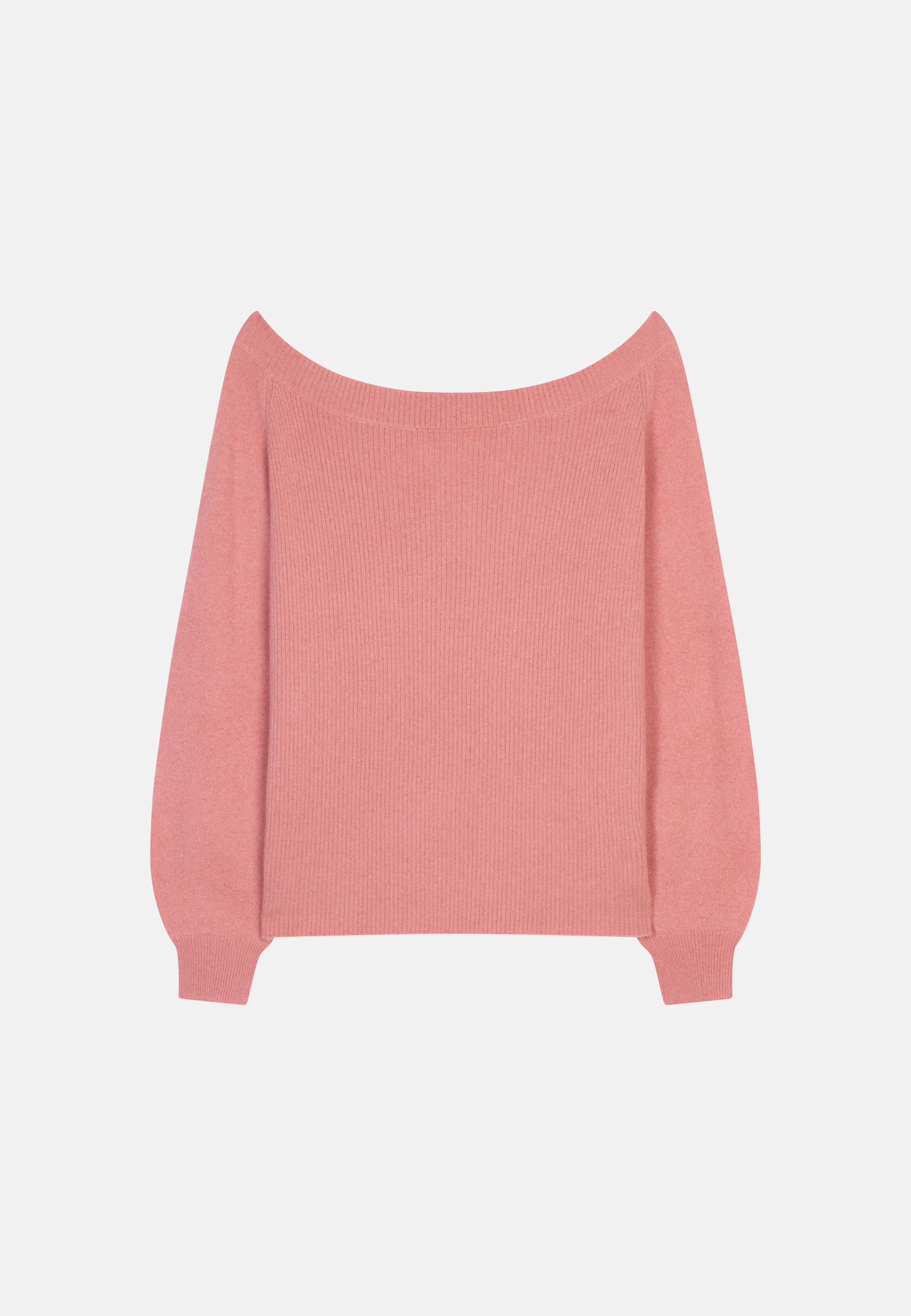 KELLY petal boat-neck sweater