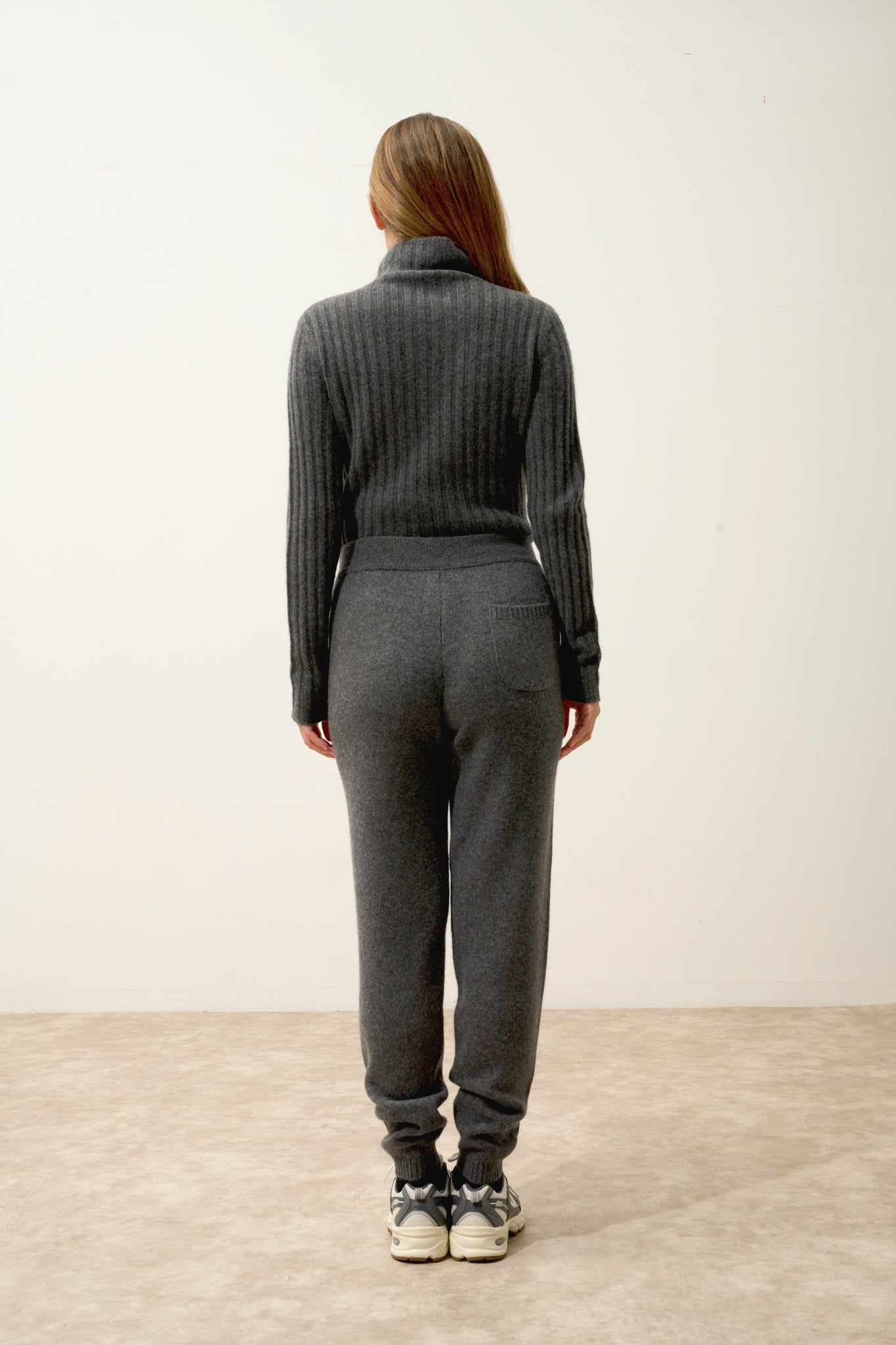 KIRAUNA jogging 4 fils anthracite chiné