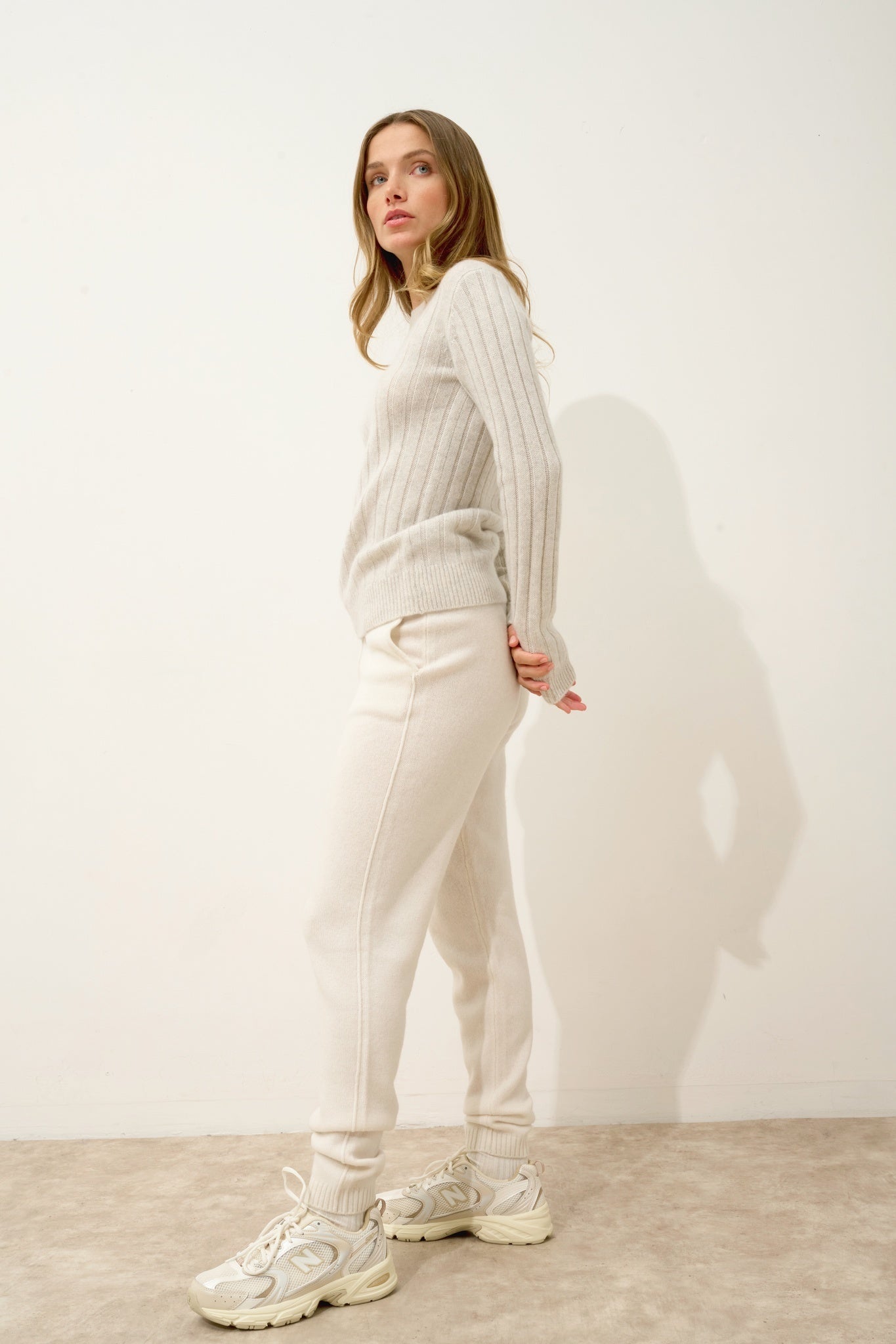 KIRAUNA jogging 4 fils ivoire