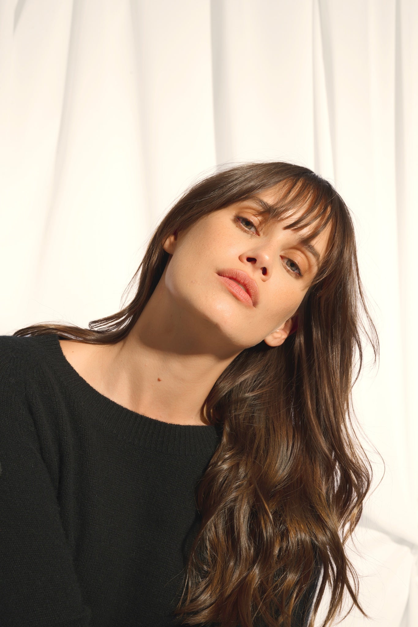 KONA pull col rond noir