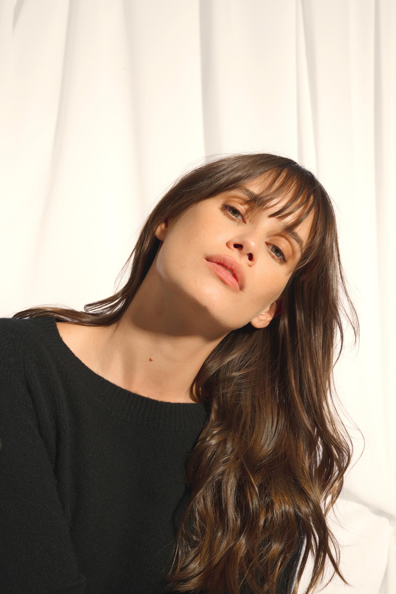 KONA black round-neck sweater