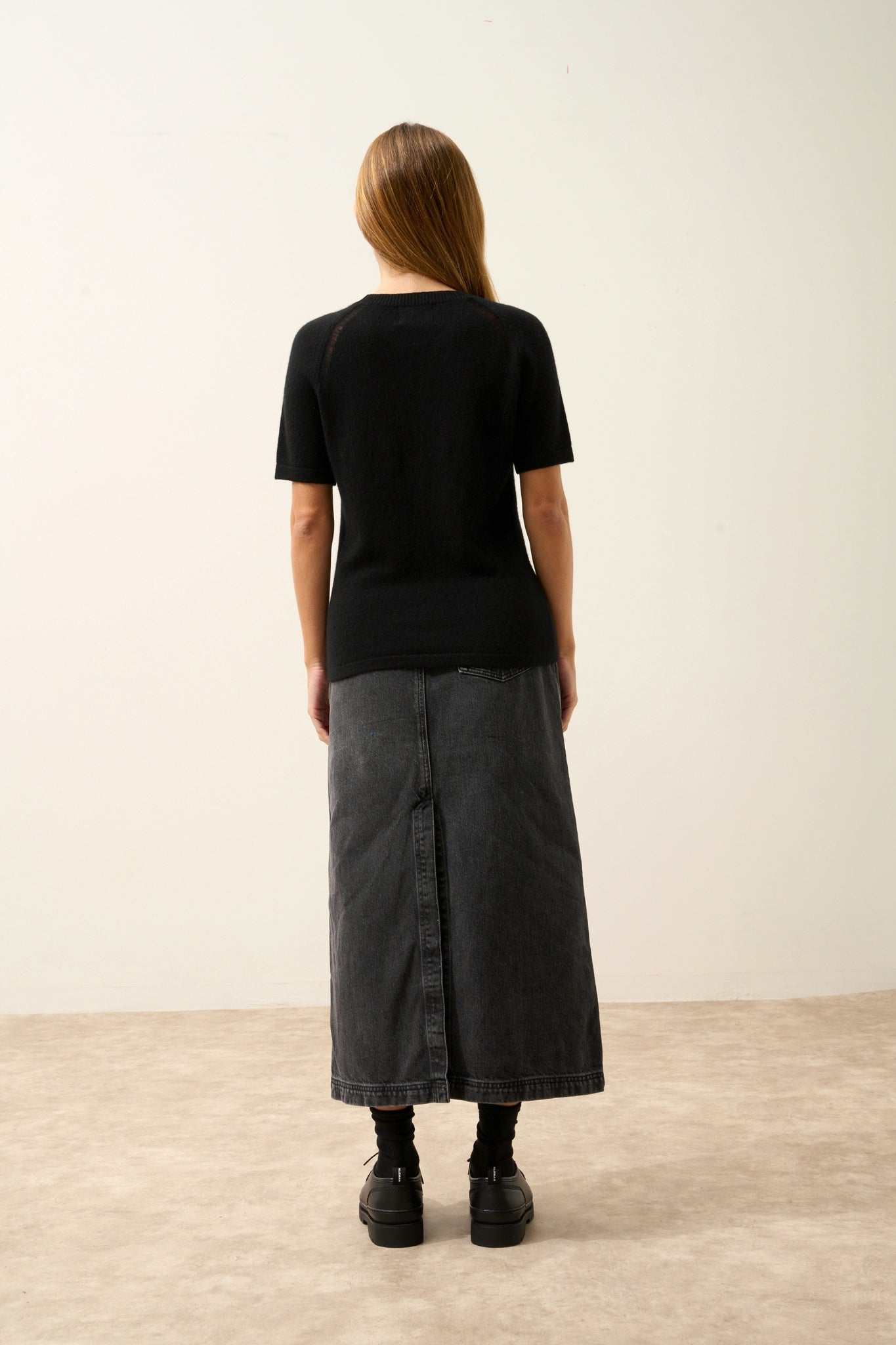 LAÏSA t-shirt col rond noir