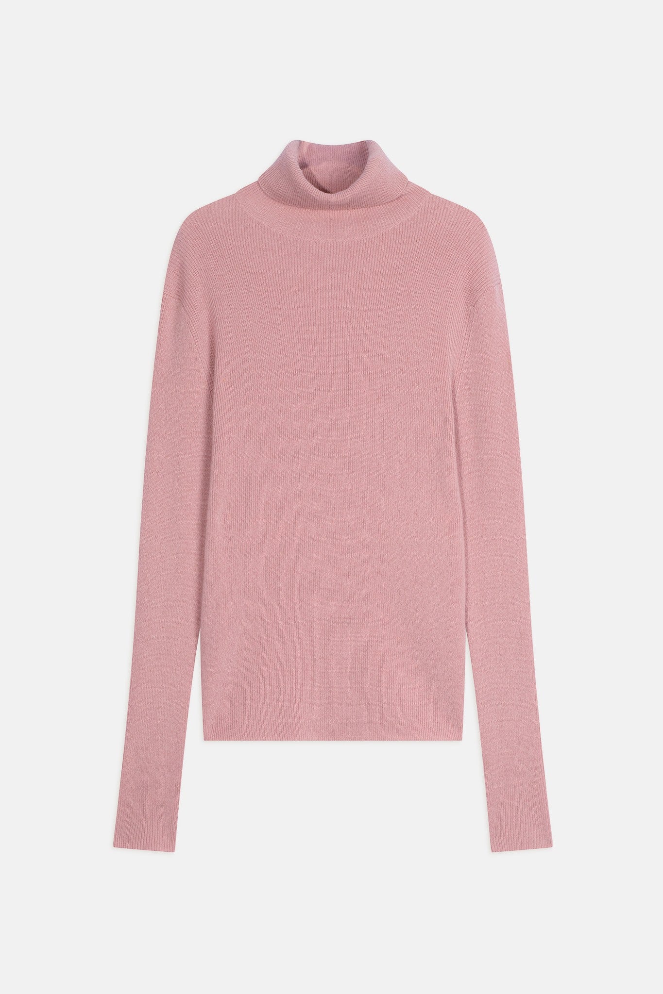 lanais pull col roulé bois de rose