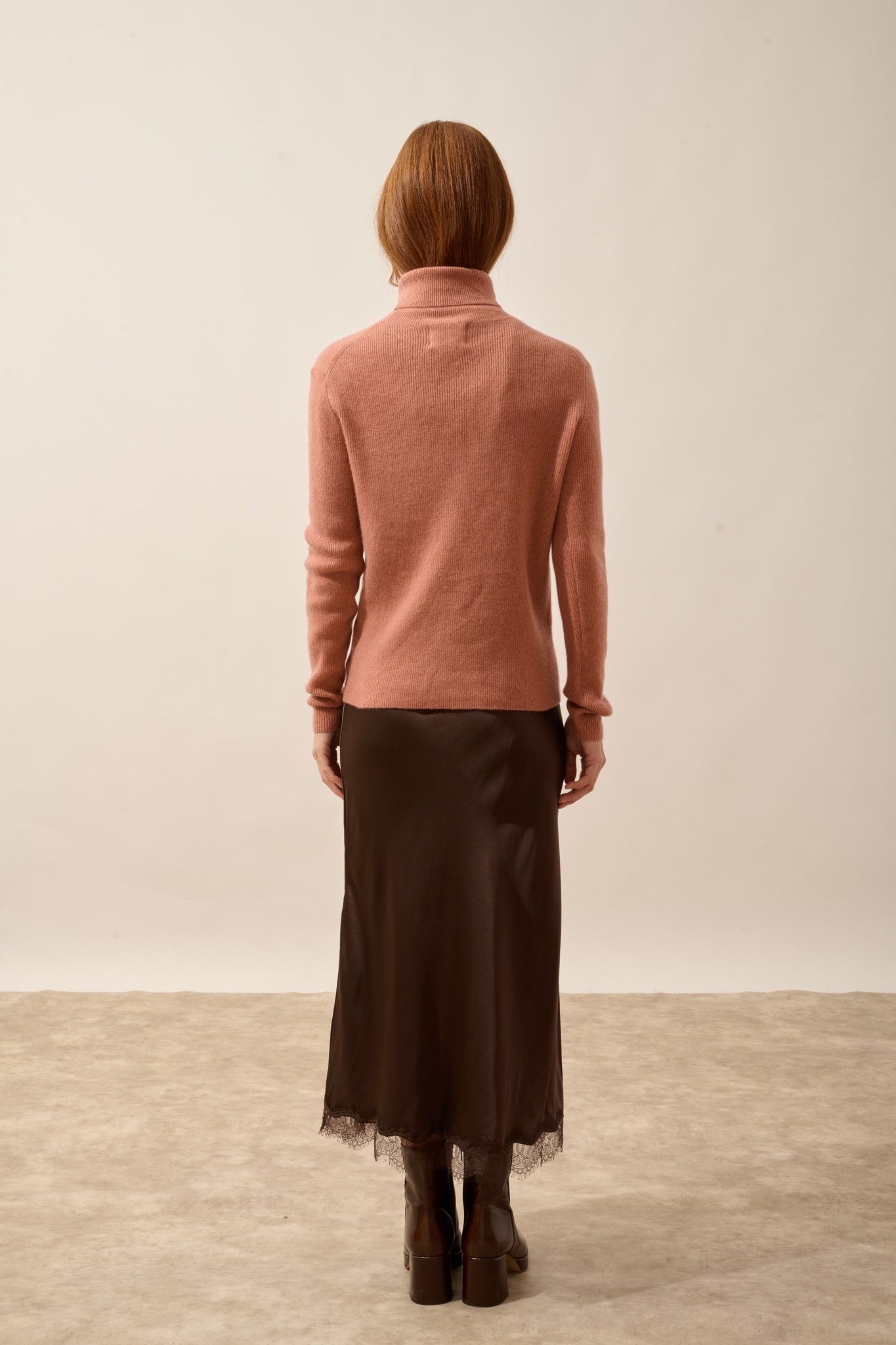 LANAIS pull col roulé dahlia