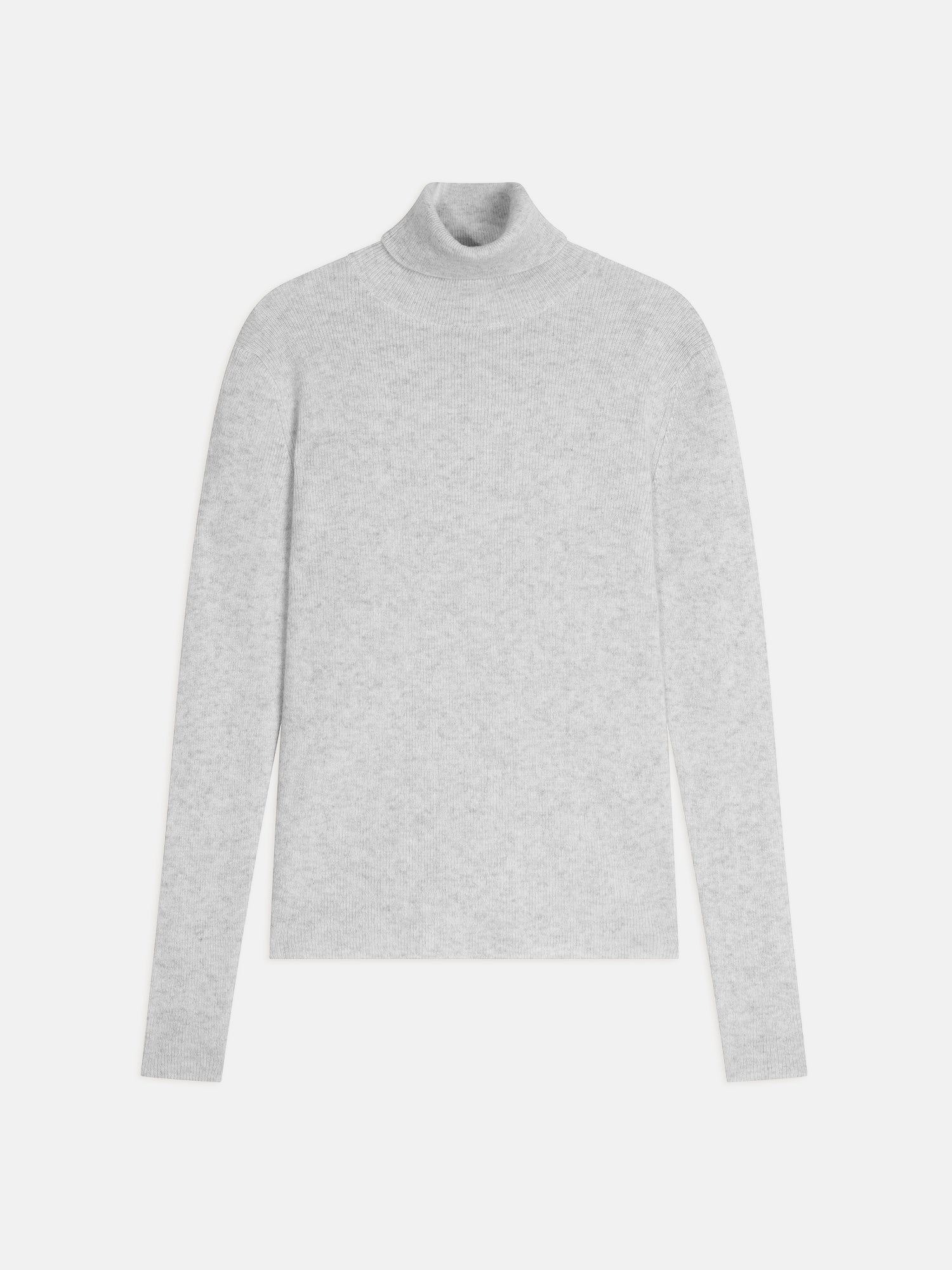 LANAIS pearl gray heathered turtleneck sweater